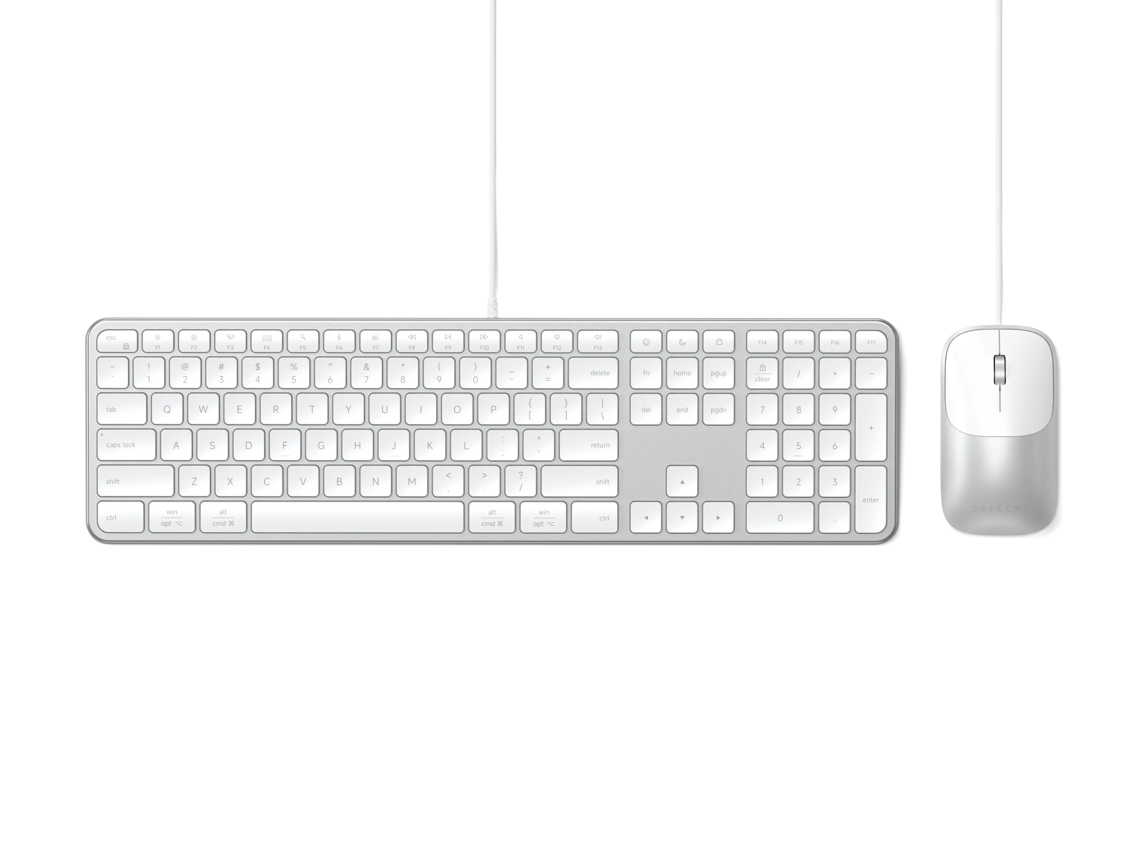 satechi-slim-clx3-combo-cablata-tastiera-mouse-usb-c image 5