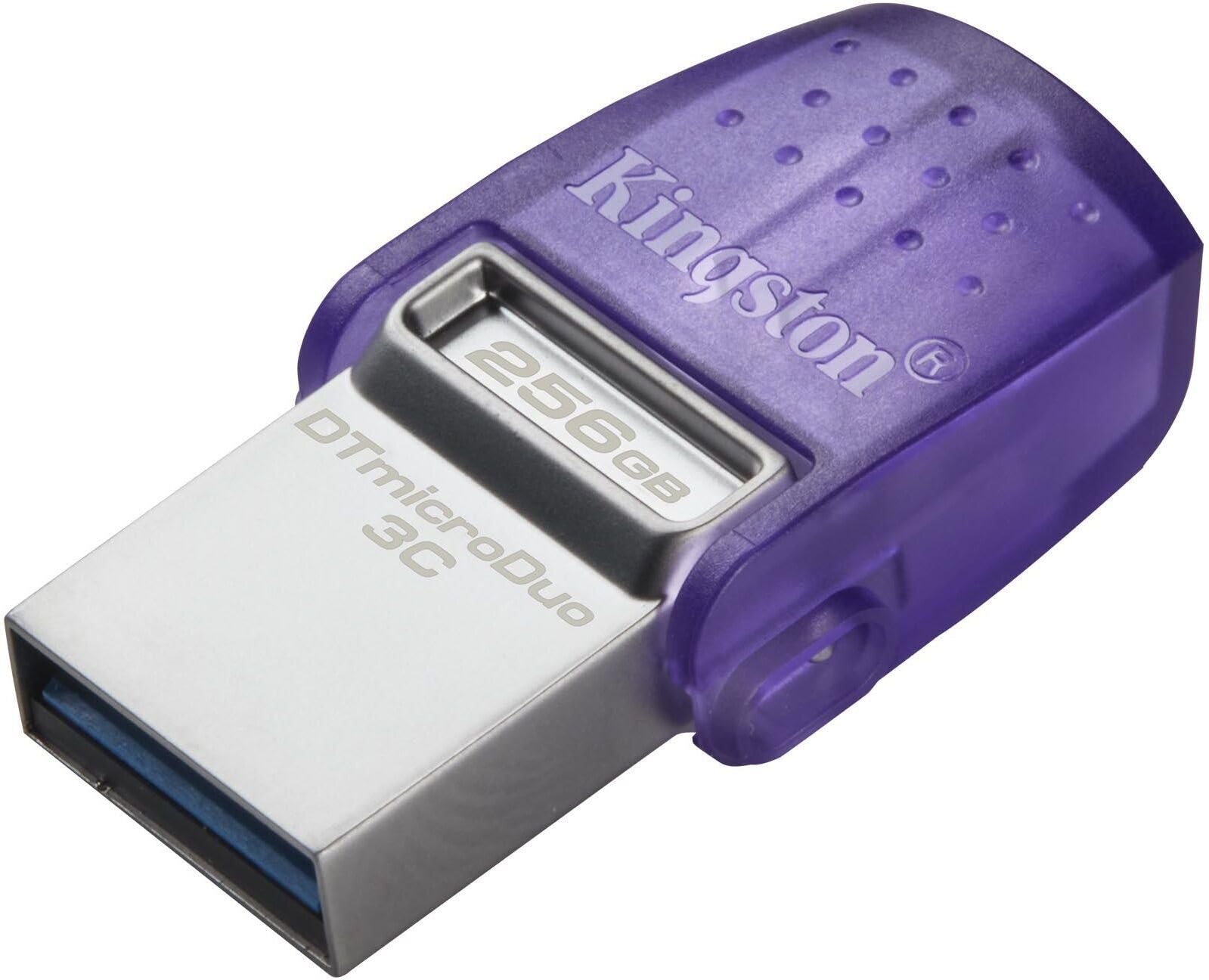 kingston-datatraveler-microduo-3c-256gb-usb-type-c-type-a image 1