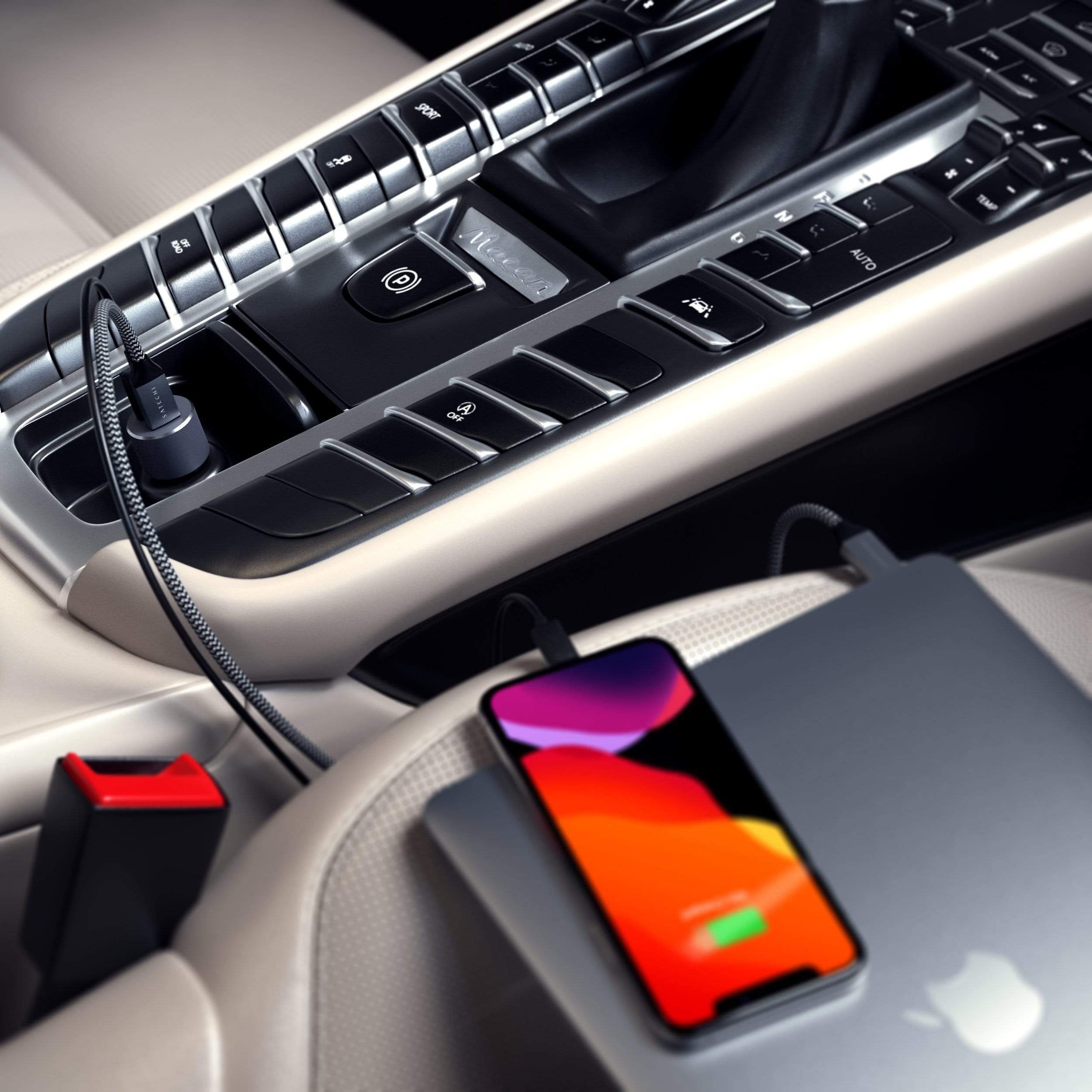 satechi-72w-type-c-pd-car-charger-caricabatterie-auto-usb-c-usb-a image 5