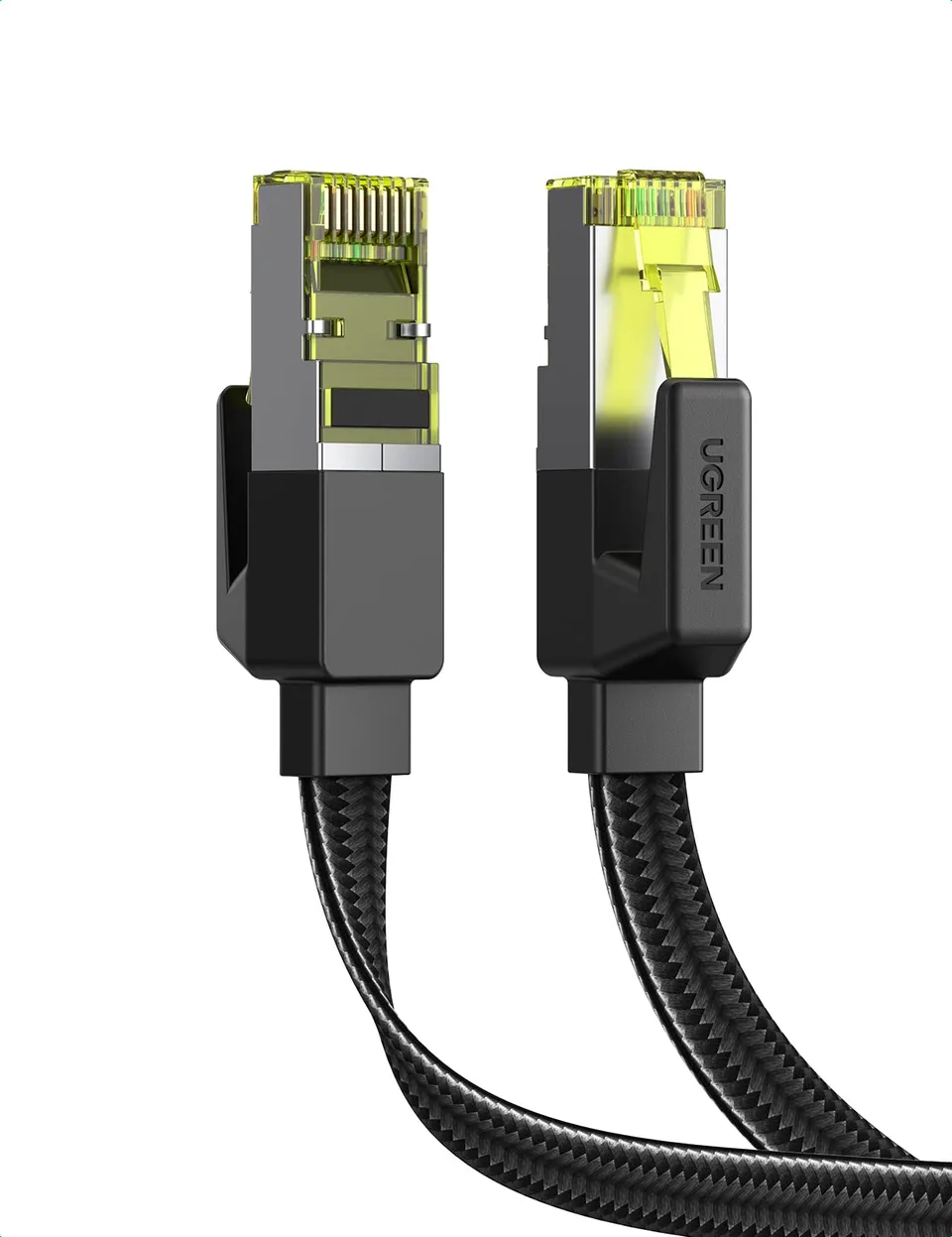 ugreen-cavo-ethernet-cat-7-piatto-nylon-10gbps-600mhz-15m image 1