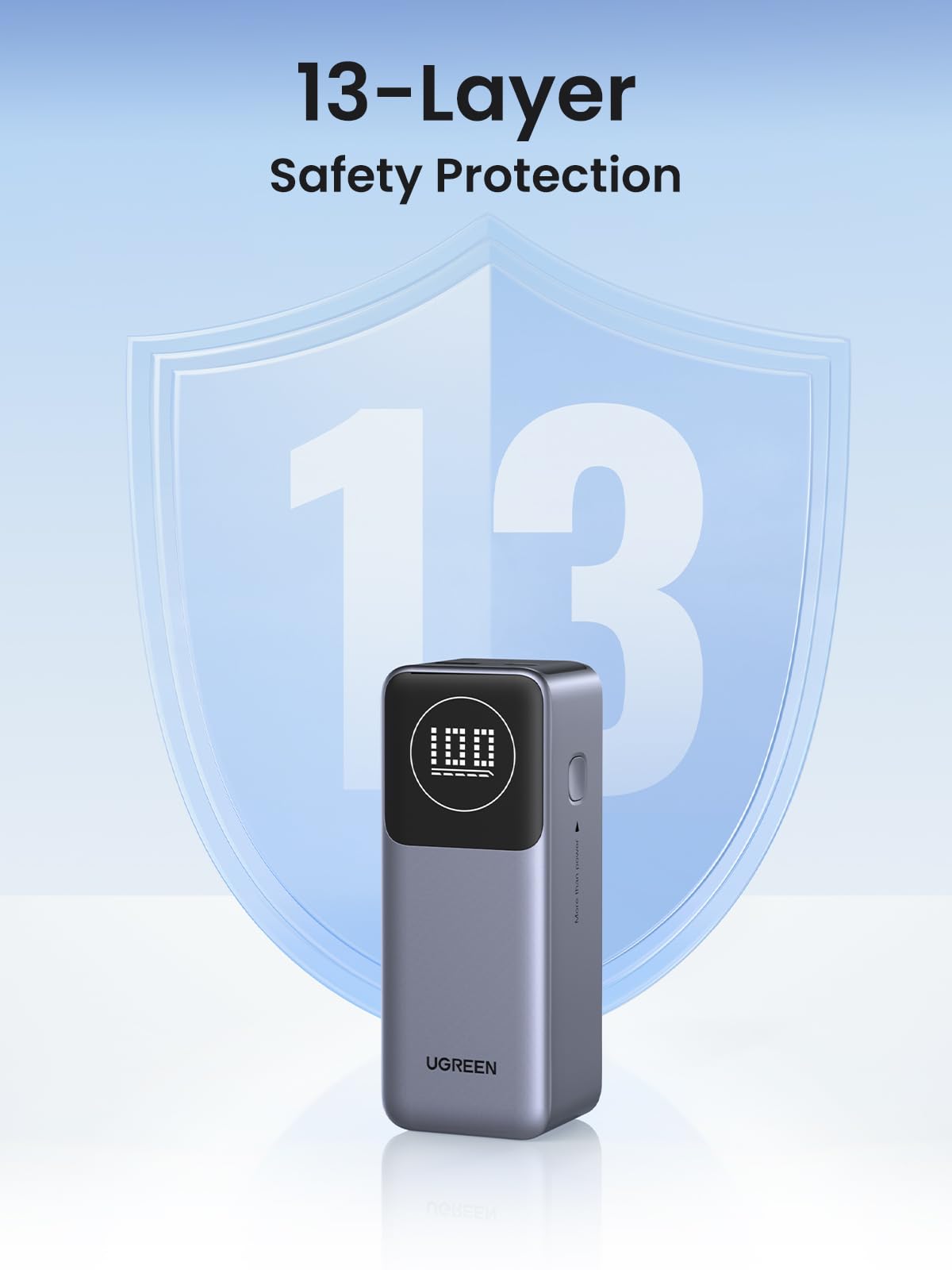 ugreen-nexode-power-bank-12000mah-100w-pd-3-0-con-display-usb-c-usb-a image 7