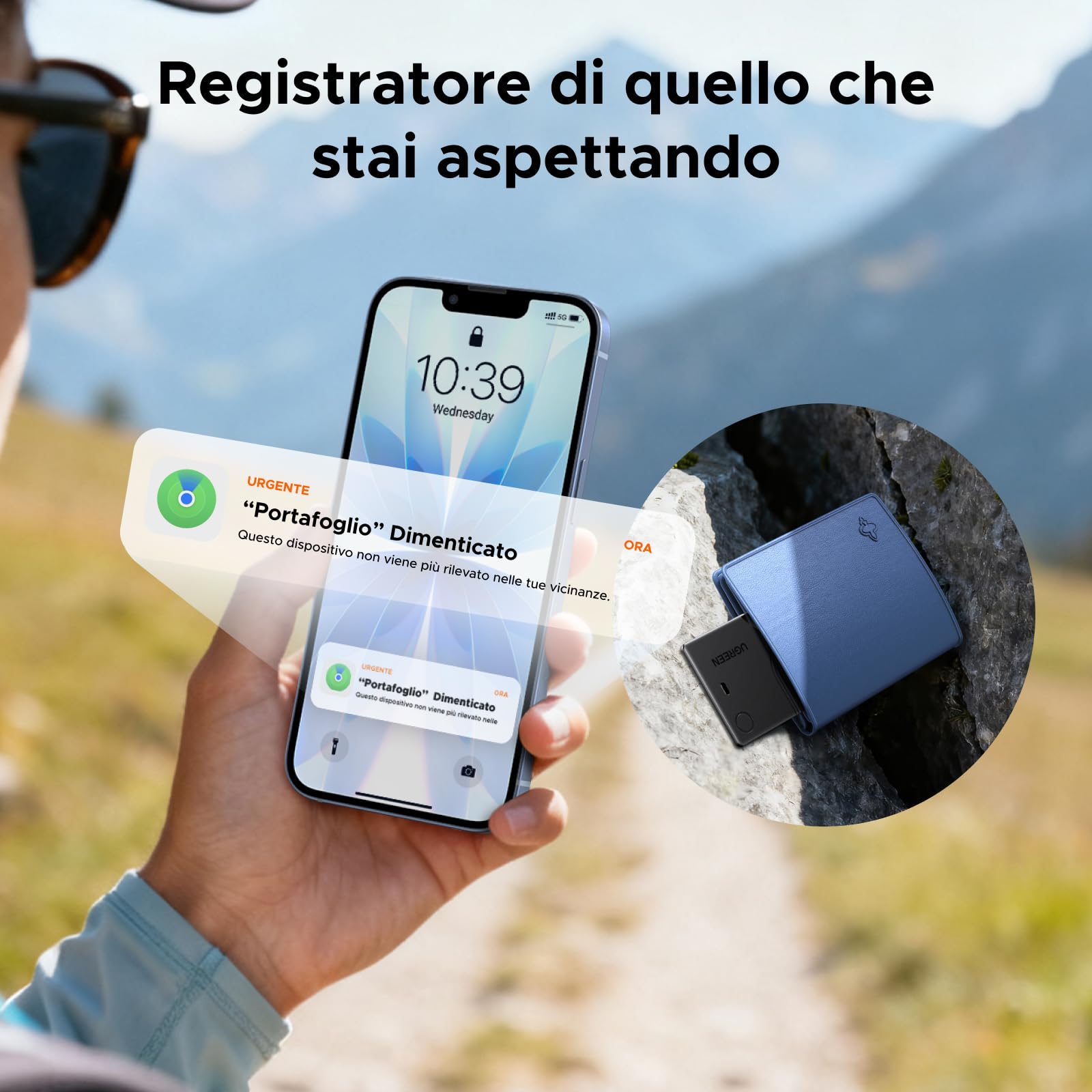 ugreen-finetrack-slim-solo-localizzatore-tag-per-portafoglio-con-apple-find-my-e image 6