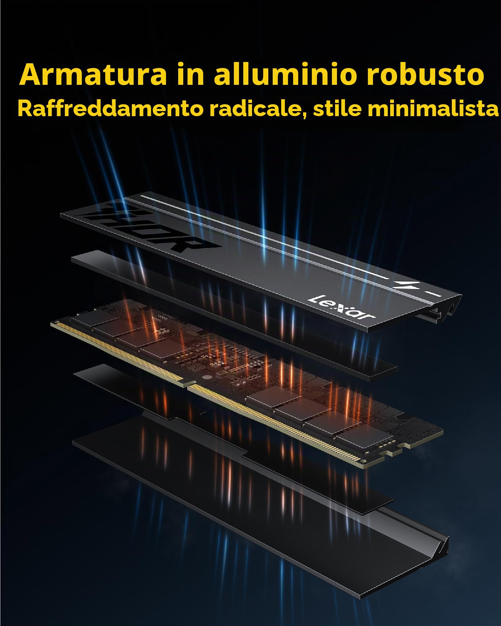 lexar-thor-oc-ddr5-udimm-8gb-6000mhz-cl38-per-desktop-ai-gaming image 3