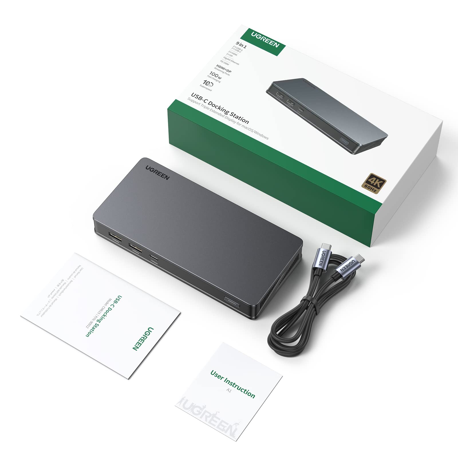 ugreen-revodok-pro-209-docking-station-usb-c-9-in-1-dual-4k-60hz-pd-100w image 8