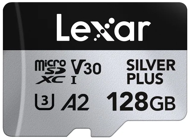 lexar-silver-plus-scheda-microsd-128gb-fino-a-205-mb-s image 1