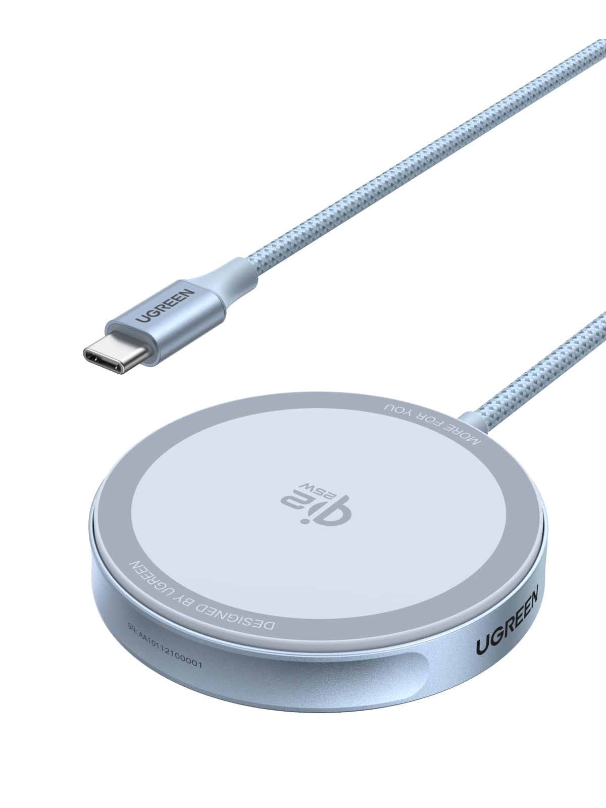 ugreen-magflow-caricatore-wireless-magnetico-qi2-25w-con-cavo-1-5m image 1