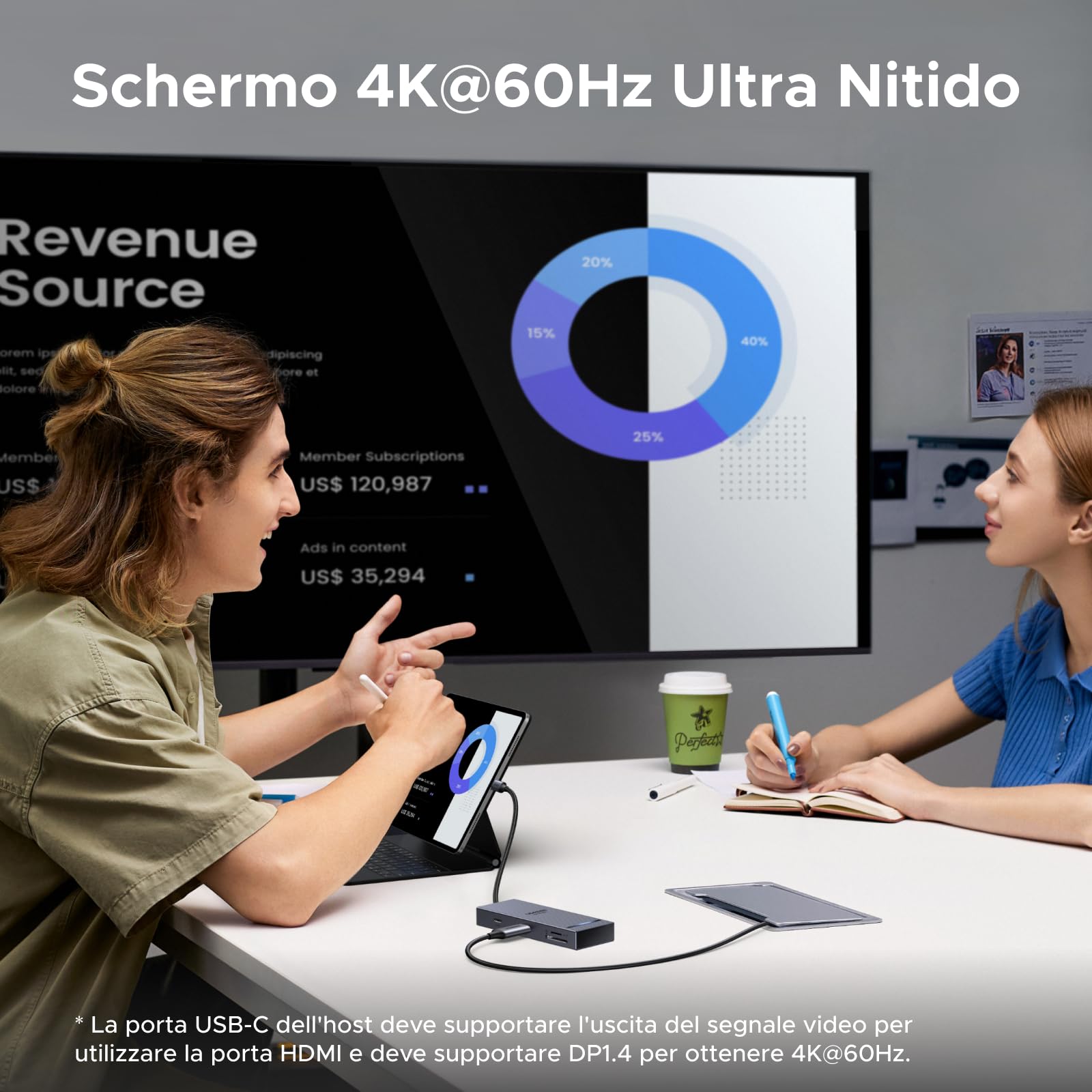 ugreen-revodok-pro-108-hub-usb-c-8-in-1-con-hdmi-4k-60hz image 4