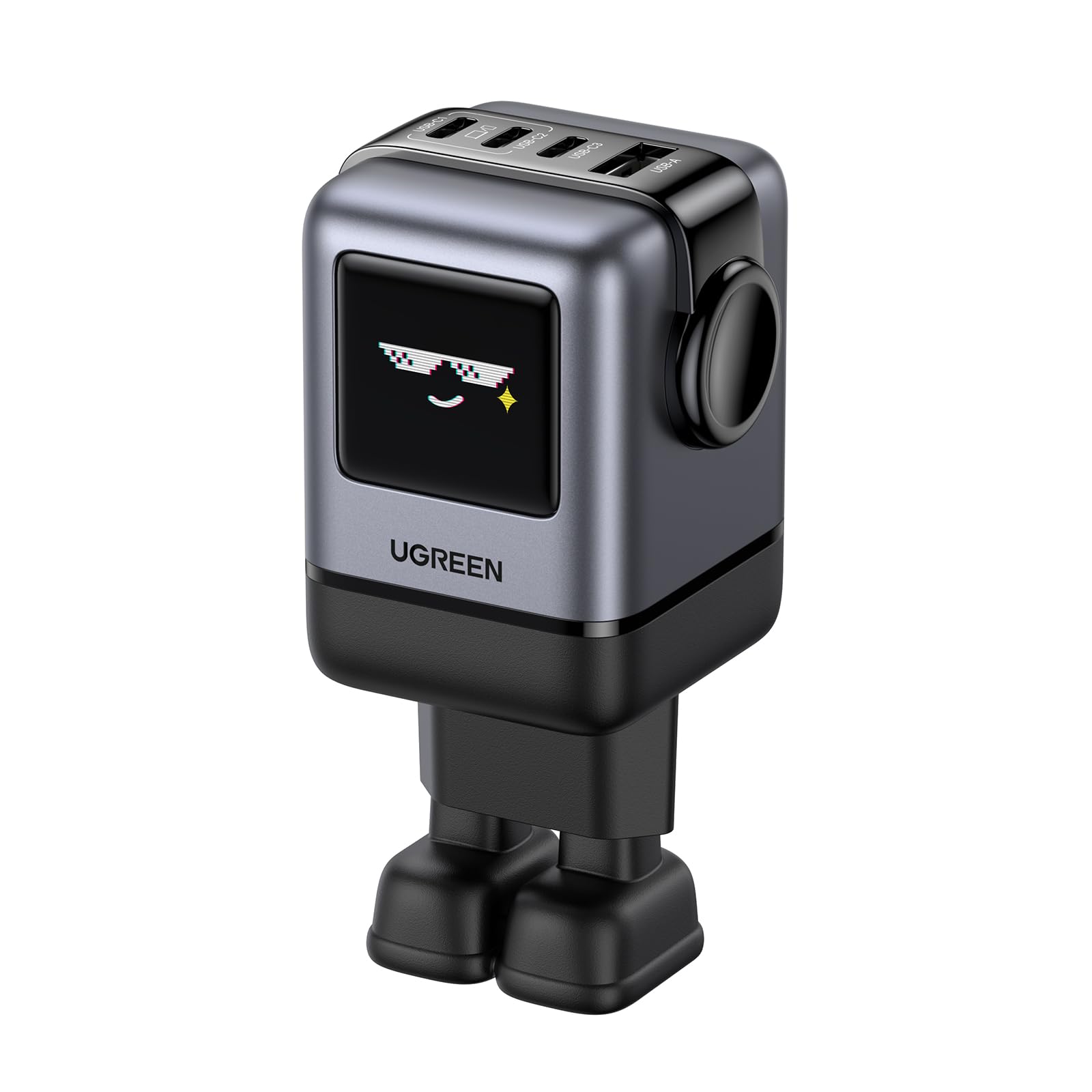 ugreen-uno-100w-gan-robot-caricatore-usb-c-4-porte-pd-3-0-pps-45w image 1
