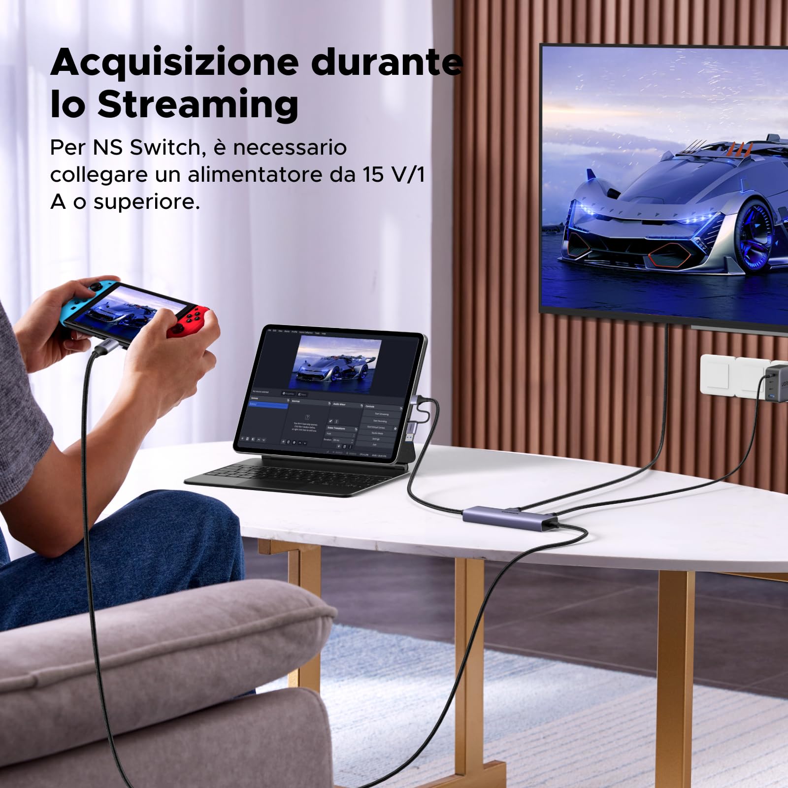 ugreen-scheda-di-acquisizione-video-usb-c-4k-30hz-con-loop-through-hdmi-e-pd-100 image 8