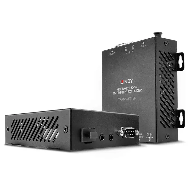 lindy-39392-extender-kvm-hdmi-18g-su-fibra-ottica-300m-usb-ir-rs232 image 1