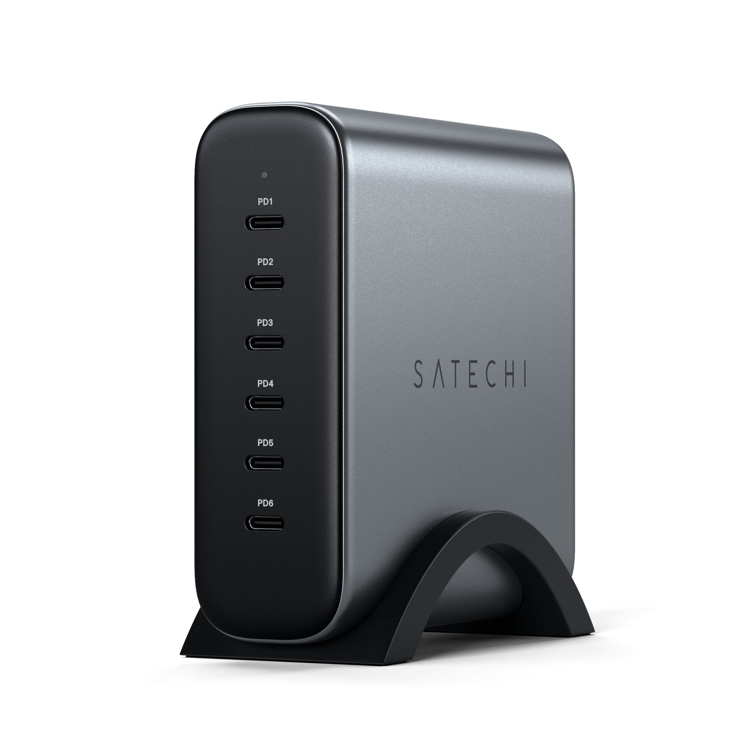 satechi-200w-usb-c-6-port-gan-charger-caricatore-6-porte-usb-c-pd image 1