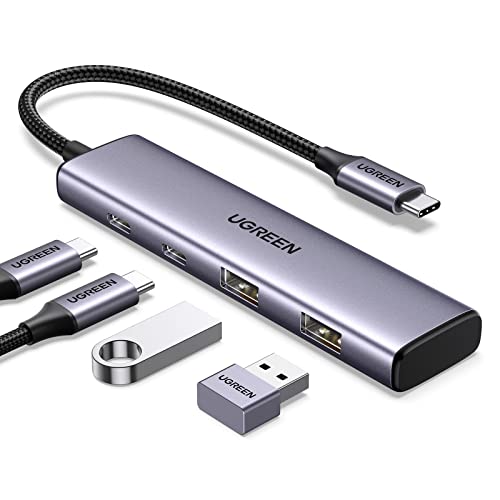 ugreen-hub-usb-c-a-4-porte-5gbps-con-2x-usb-c-2x-usb-a-in-alluminio image 8