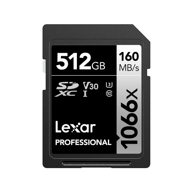 lexar-scheda-sdxc-512gb-professional-1066x-uhs-i-v30-160mb-s image 1