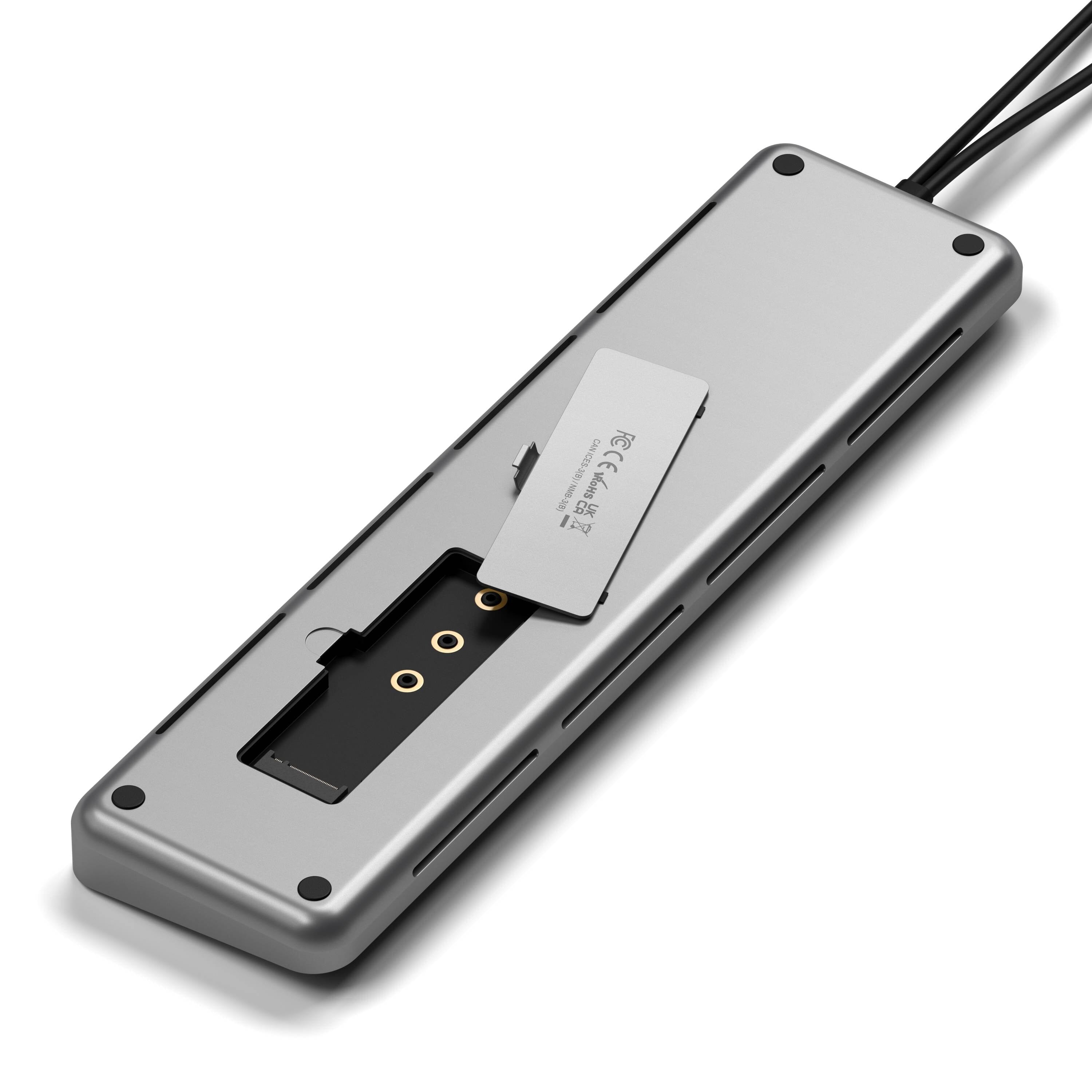 satechi-dual-dock-stand-docking-station-con-enclosure-ssd-nvme image 5