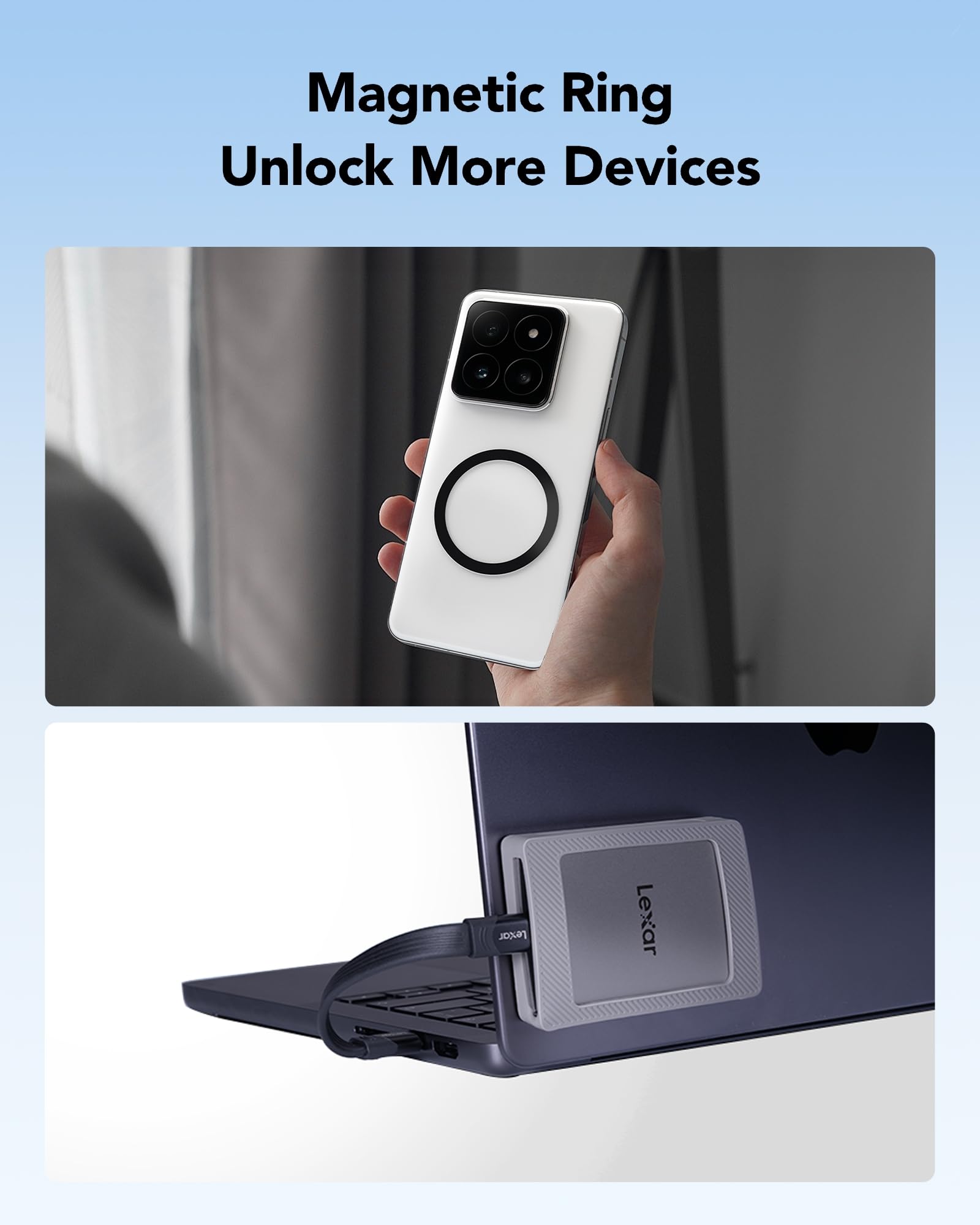lexar-es4-ssd-esterno-portatile-2tb-usb-c-1050mb-s-con-kit-magnetico image 4