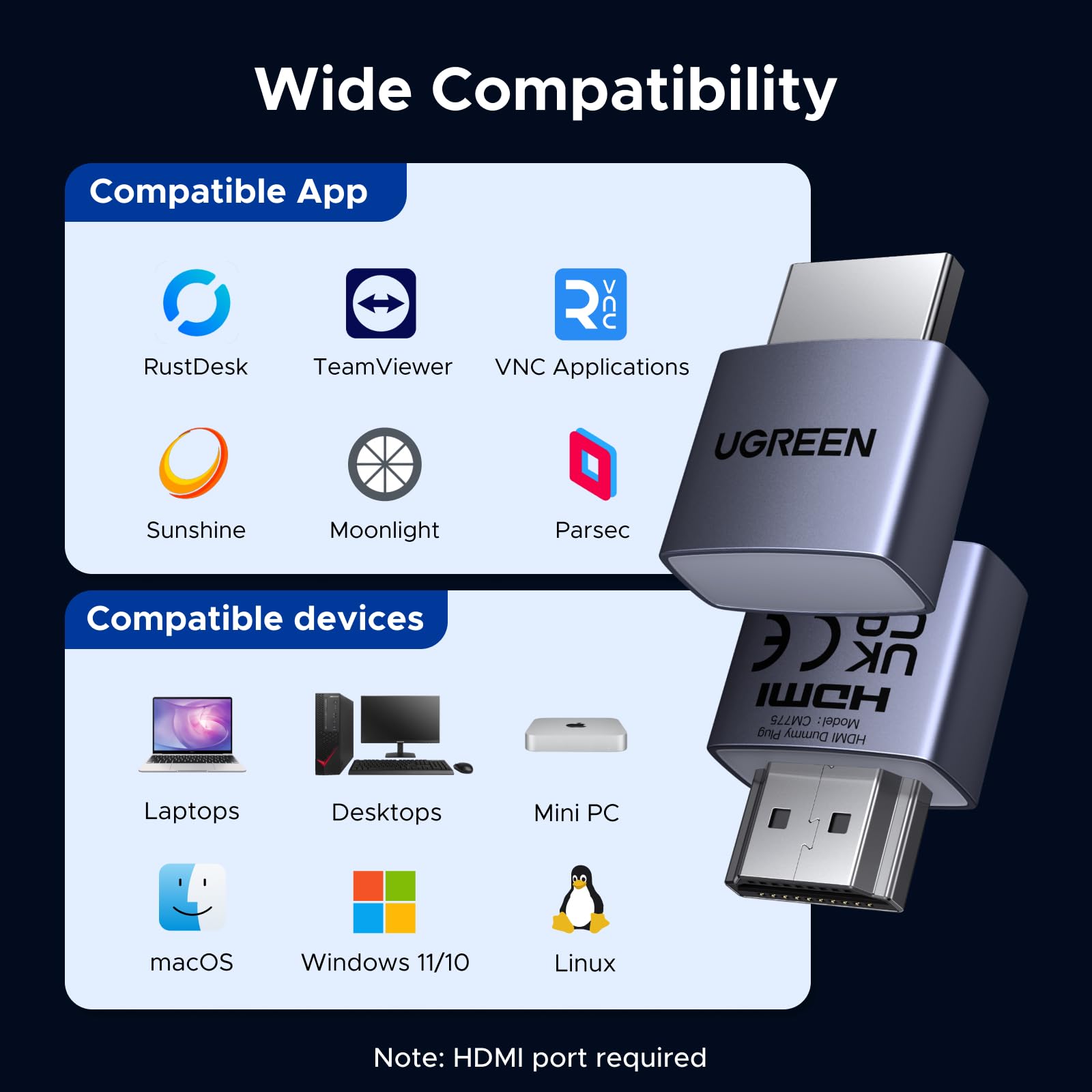 ugreen-lotto-4x-hdmi-dummy-plug-4k-60hz-edid-emulator-headless image 8