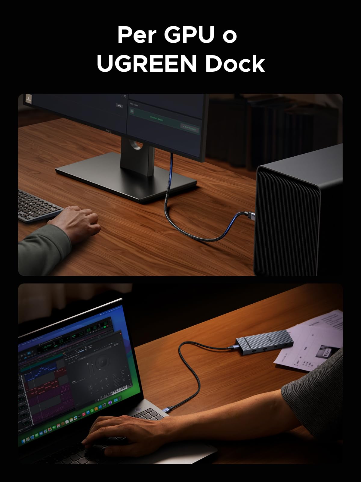ugreen-nexode-cavo-usb4-gen4-40gbps-video-8k-60hz-240w-pd3-1-1m-nylon image 8