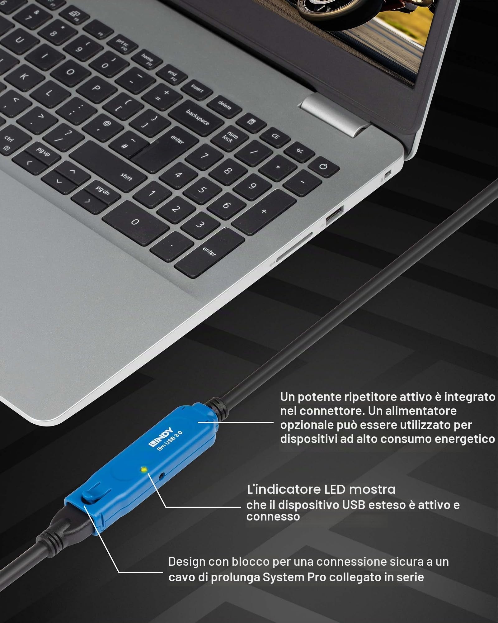 lindy-usb-3-0-active-extension-pro-cavo-prolunga-attiva-usb-a-maschio-a-femmina- image 5