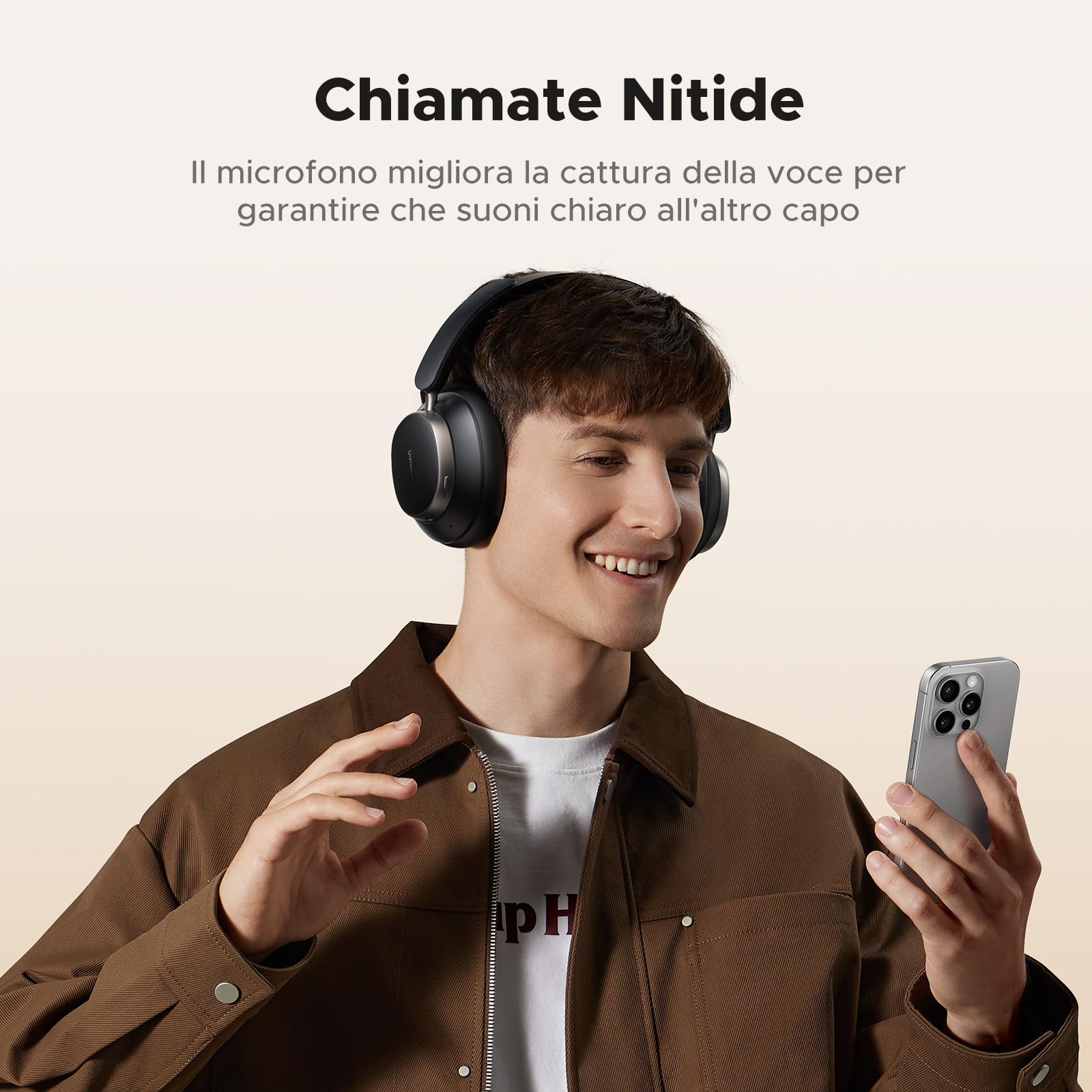 ugreen-studio-pro-cuffie-bluetooth-over-ear-anc-adattiva-48db-hi-res-ldac-120-or image 7