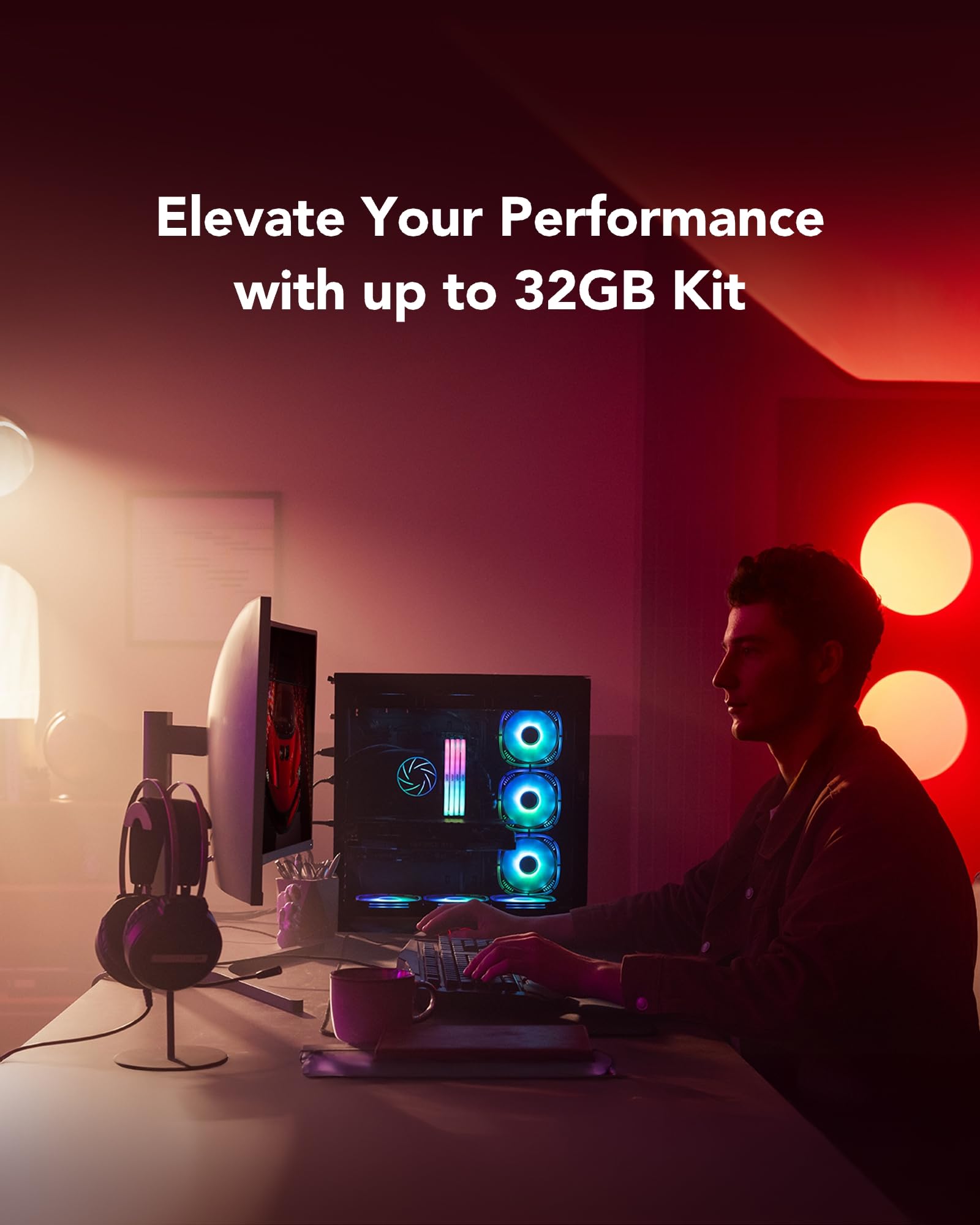 lexar-ares-gen2-rgb-ram-ddr5-32gb-kit-2x16gb-6000mhz-cl28-udimm-xmp-3-0 image 4