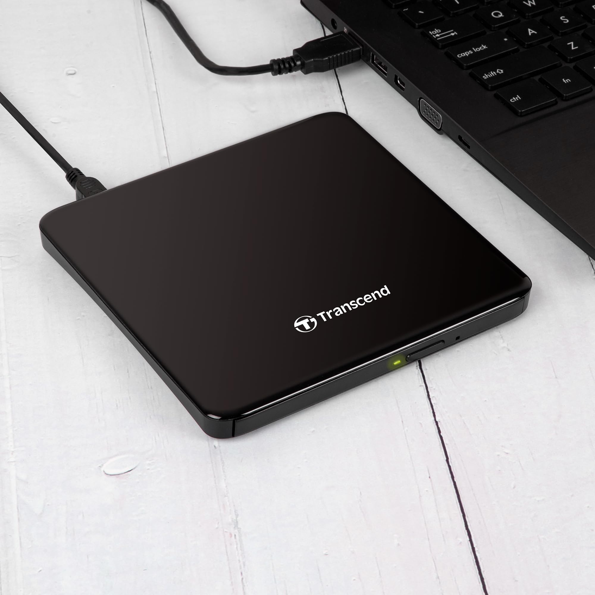 transcend-ts8xdvds-k-masterizzatore-dvd-esterno-portatile-ultrasottile-usb-2-0-n image 2