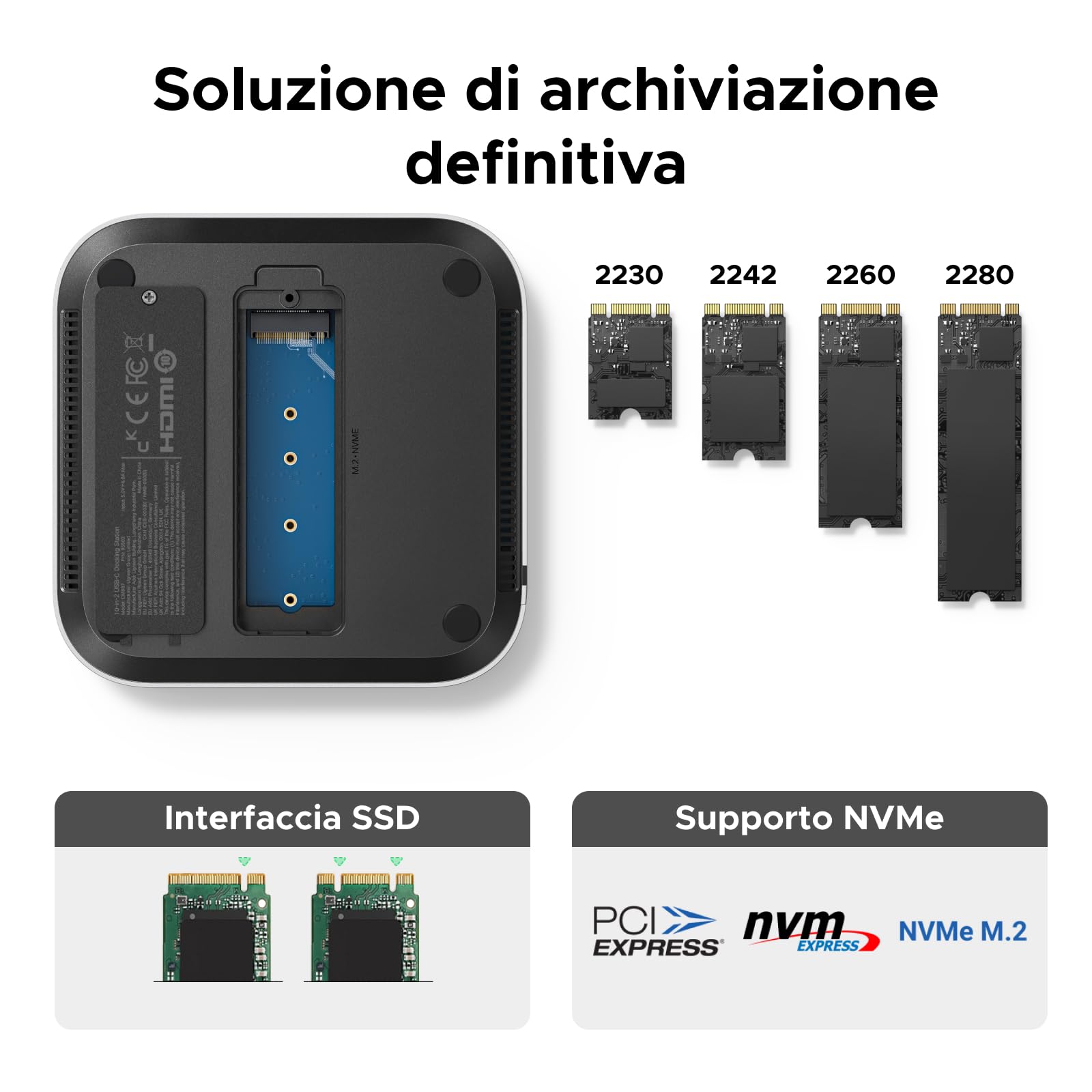 ugreen-docking-station-usb4-40gbps-per-mac-mini-m4-m4-pro-con-case-ssd-m-2-nvme- image 7