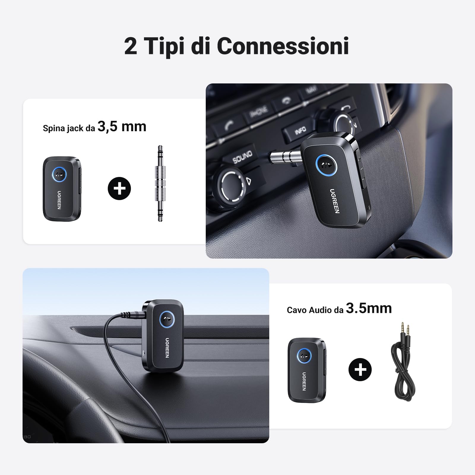 ugreen-ricevitore-bluetooth-6-0-auto-aux-jack-3-5mm-con-microfono-nero image 6