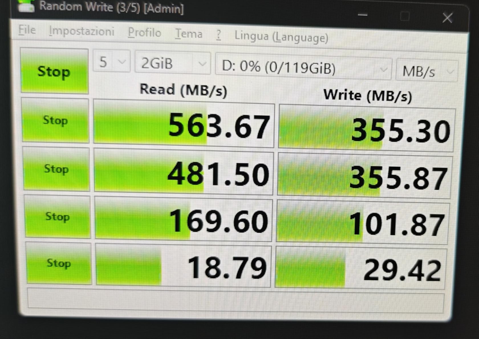 Velocissimo con il mio NVMe da 1TB