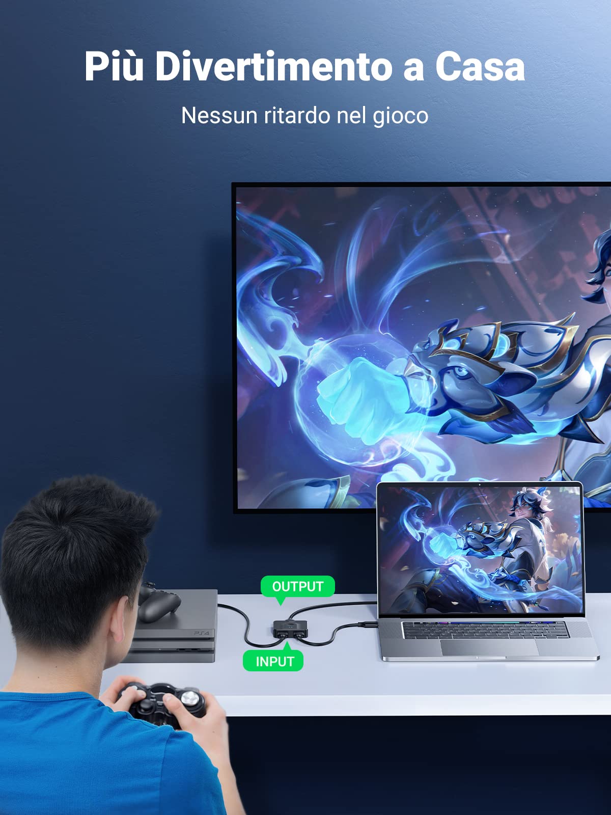ugreen-switch-hdmi-4k-60hz-bidirezionale-2-in-1-out-1-in-2-out image 7