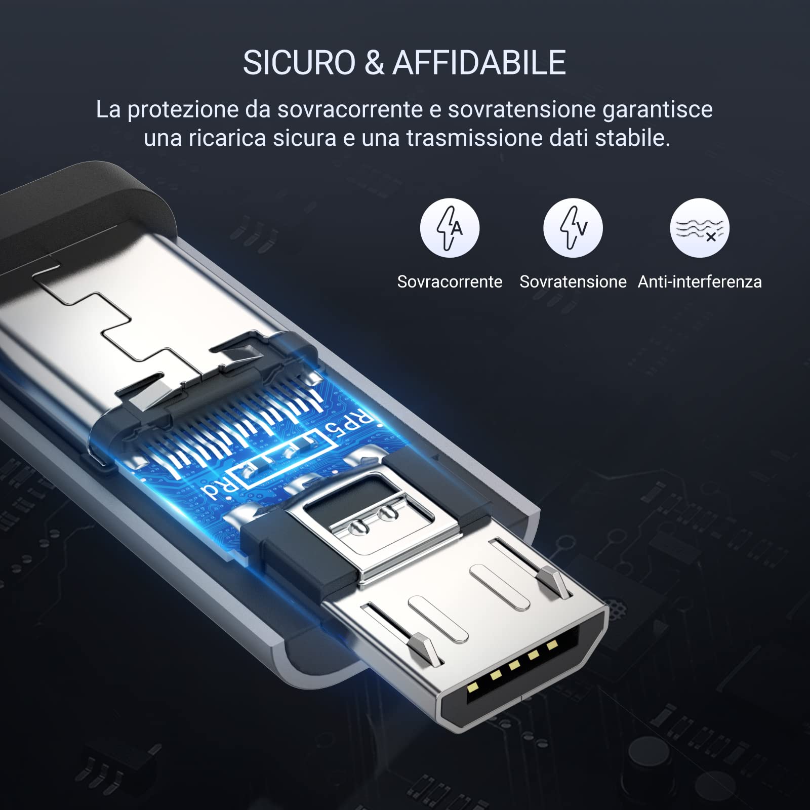 ugreen-adattatore-micro-usb-a-usb-c-2-pezzi-ricarica-rapida image 5