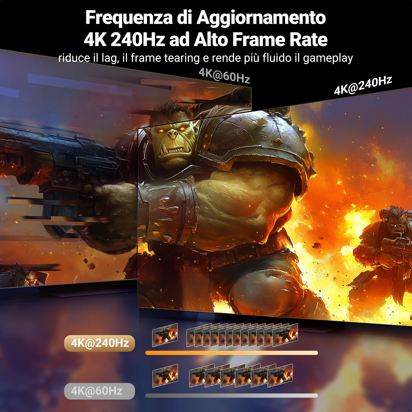 ugreen-switch-hdmi-2-1-8k-60hz-5-ingressi-1-uscita-con-telecomando image 8