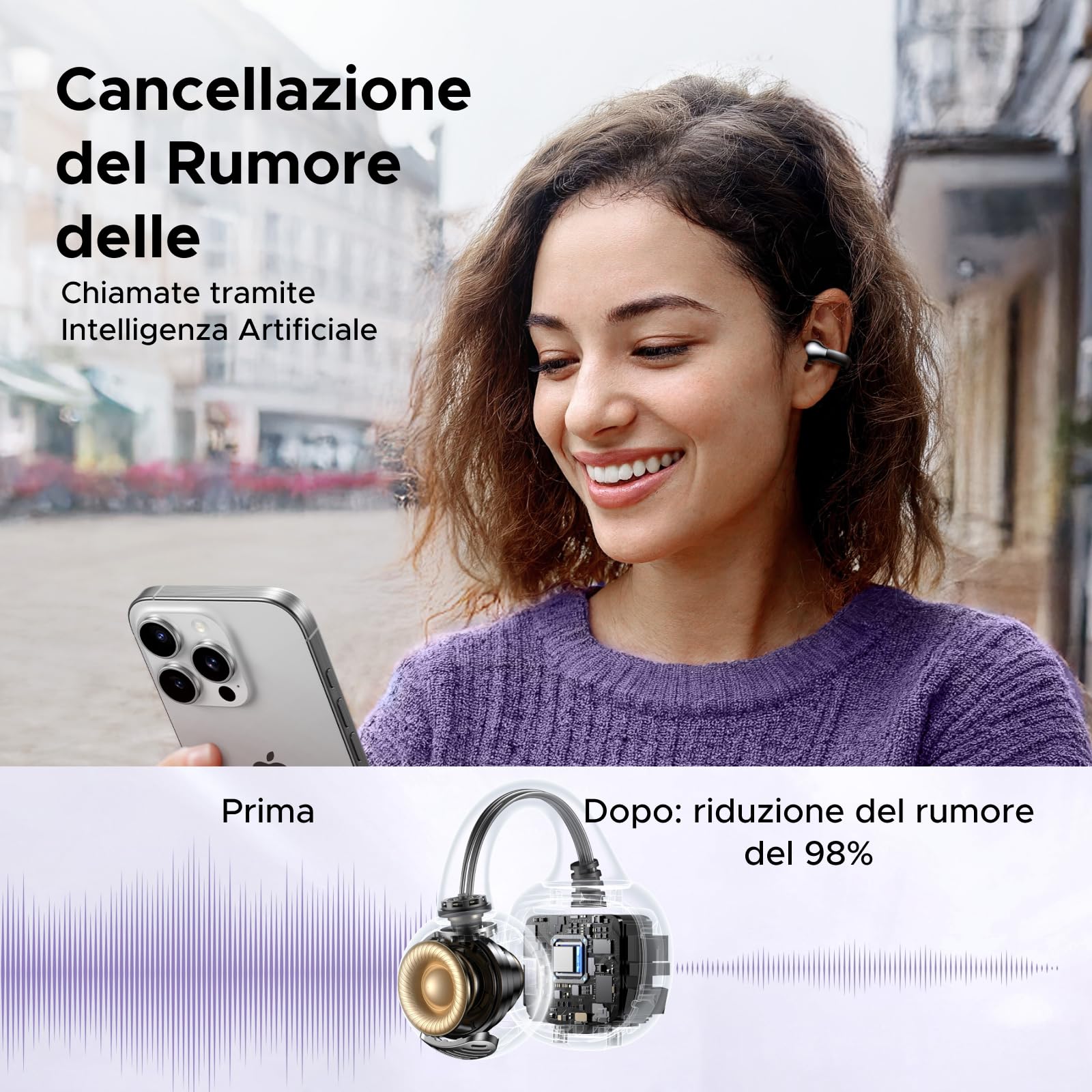 ugreen-hitune-s3-cuffie-bluetooth-5-4-open-ear-sport-nero image 6