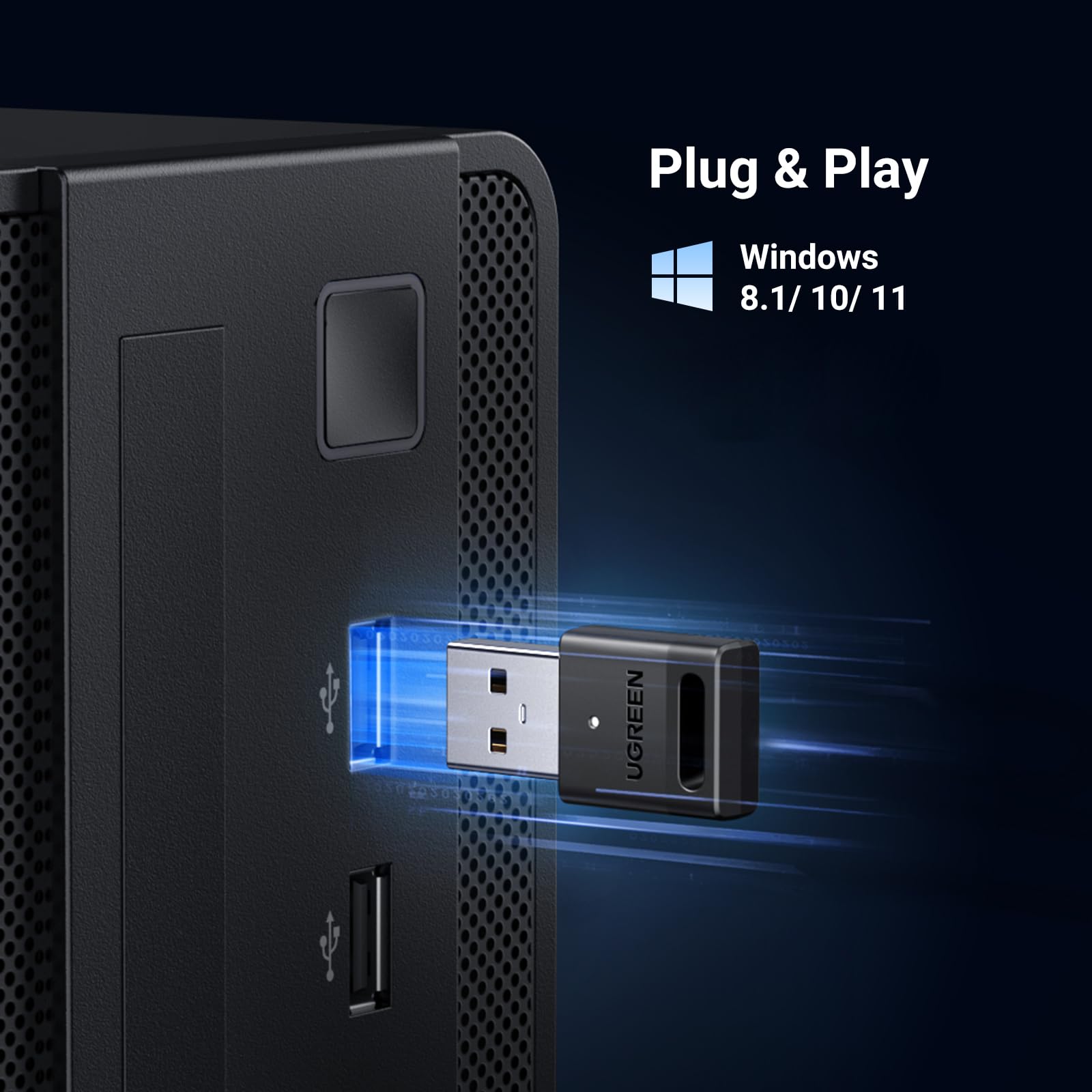 ugreen-adattatore-bluetooth-5-3-usb-dongle-per-pc-windows image 3