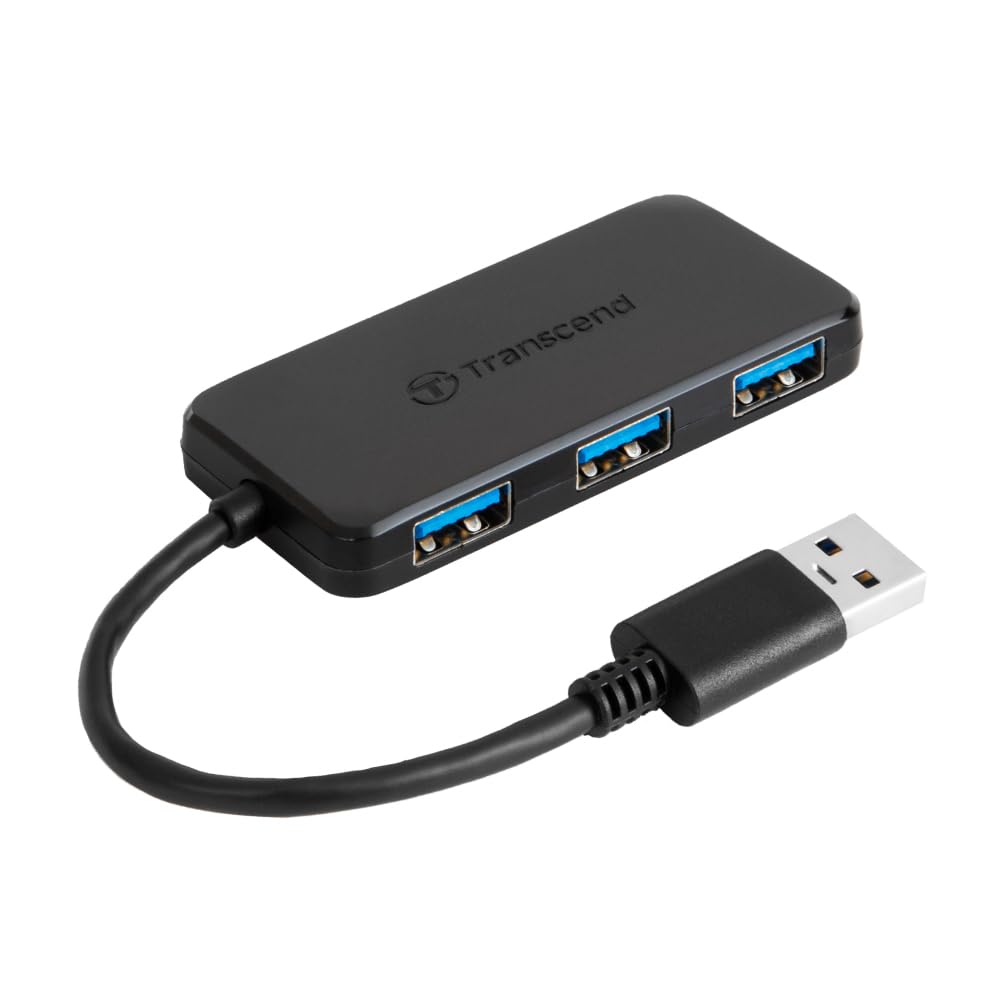 transcend-ts-hub2k-hub-usb-3-0-4-porte-compatto-portatile image 1