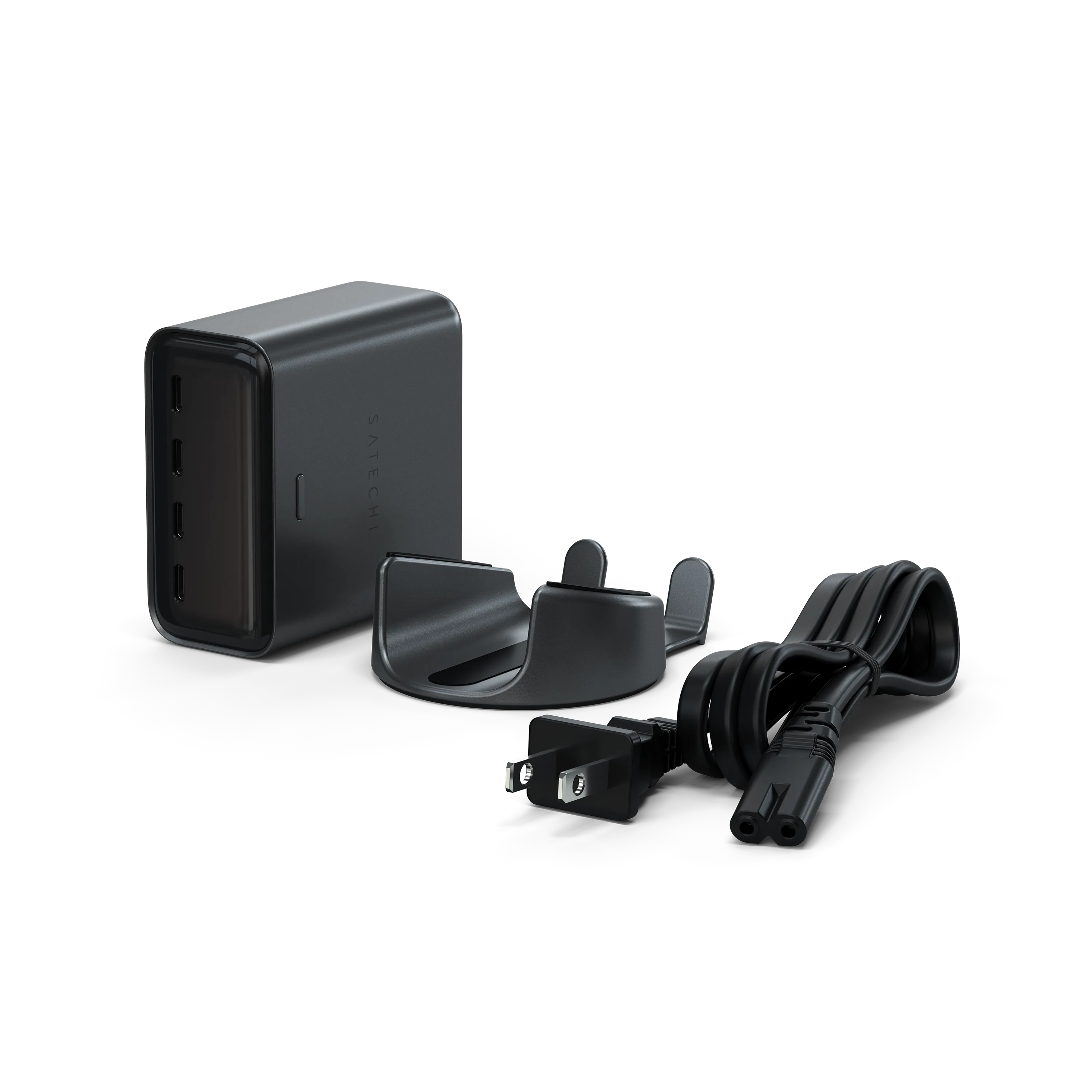 satechi-chargeview-140w-desktop-charger-usb-c-gan-con-display image 6