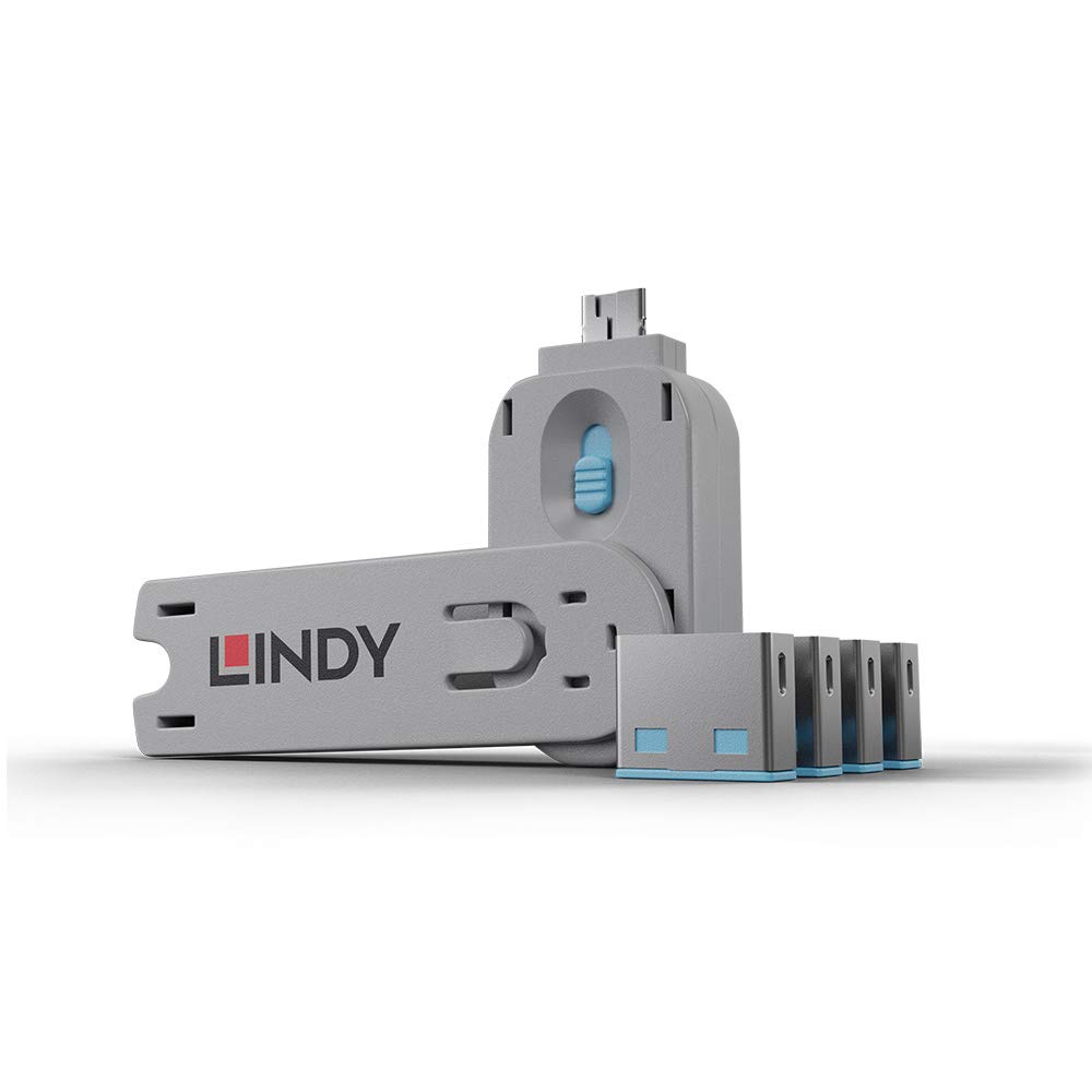 lindy-blocco-porte-usb-verde-pro-series-serrature-addizionali image 7