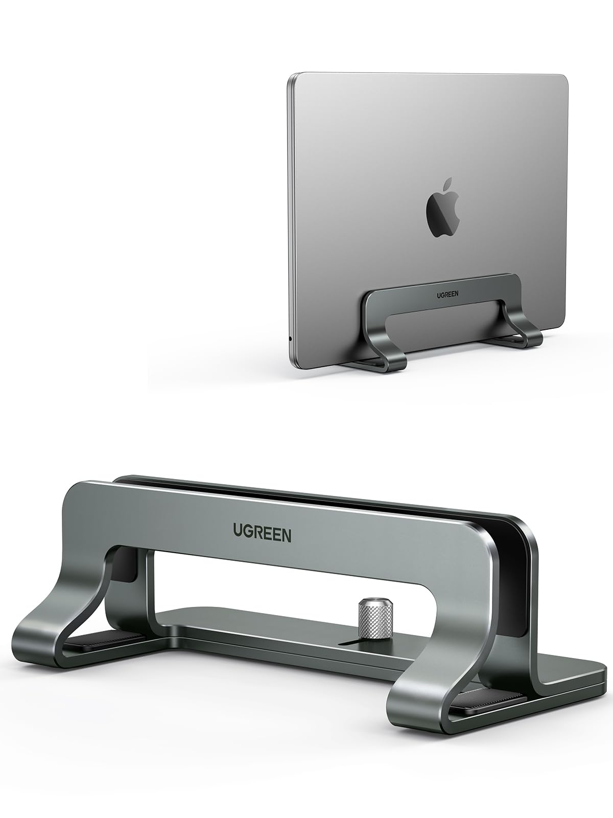 ugreen-supporto-verticale-laptop-in-alluminio-regolabile-grigio image 1