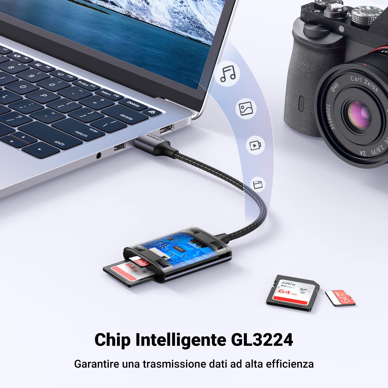 ugreen-lettore-schede-sd-tf-usb-3-0-in-alluminio-5gbps-doppio-slot image 7