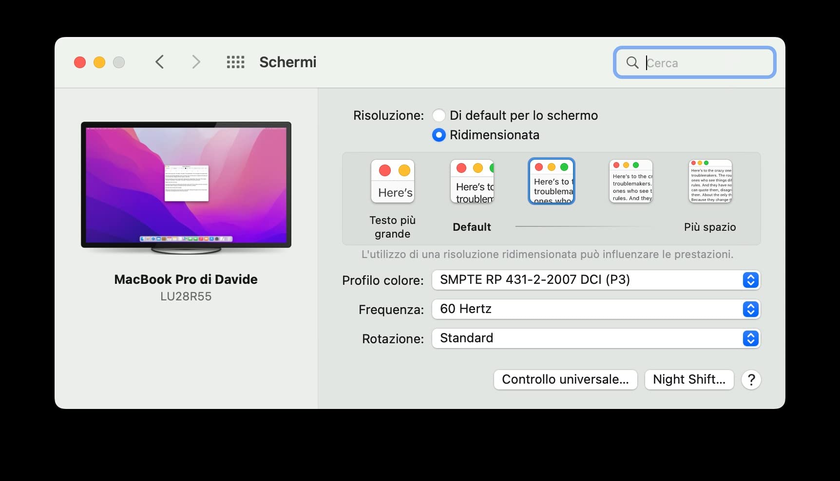 Collegato e subito 4K a 60Hz