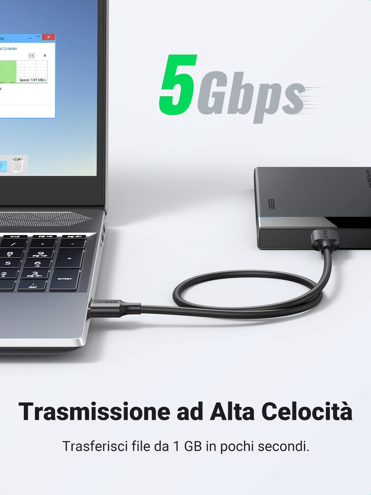 ugreen-cavo-micro-b-usb-3-0-a-usb-a-5gbps-0-5-m-per-hard-disk-esterno image 3