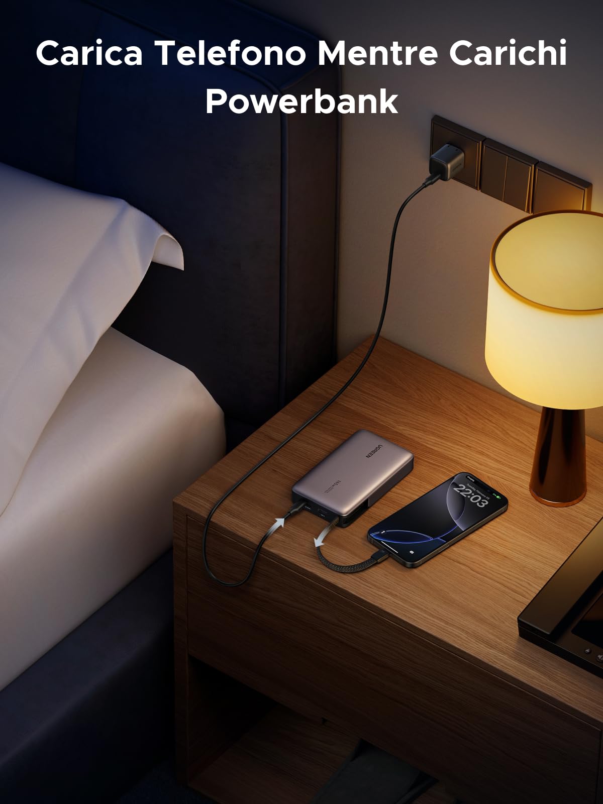 ugreen-nexode-power-bank-20000mah-145w-pd-100w-con-cavo-usb-c-integrato image 8
