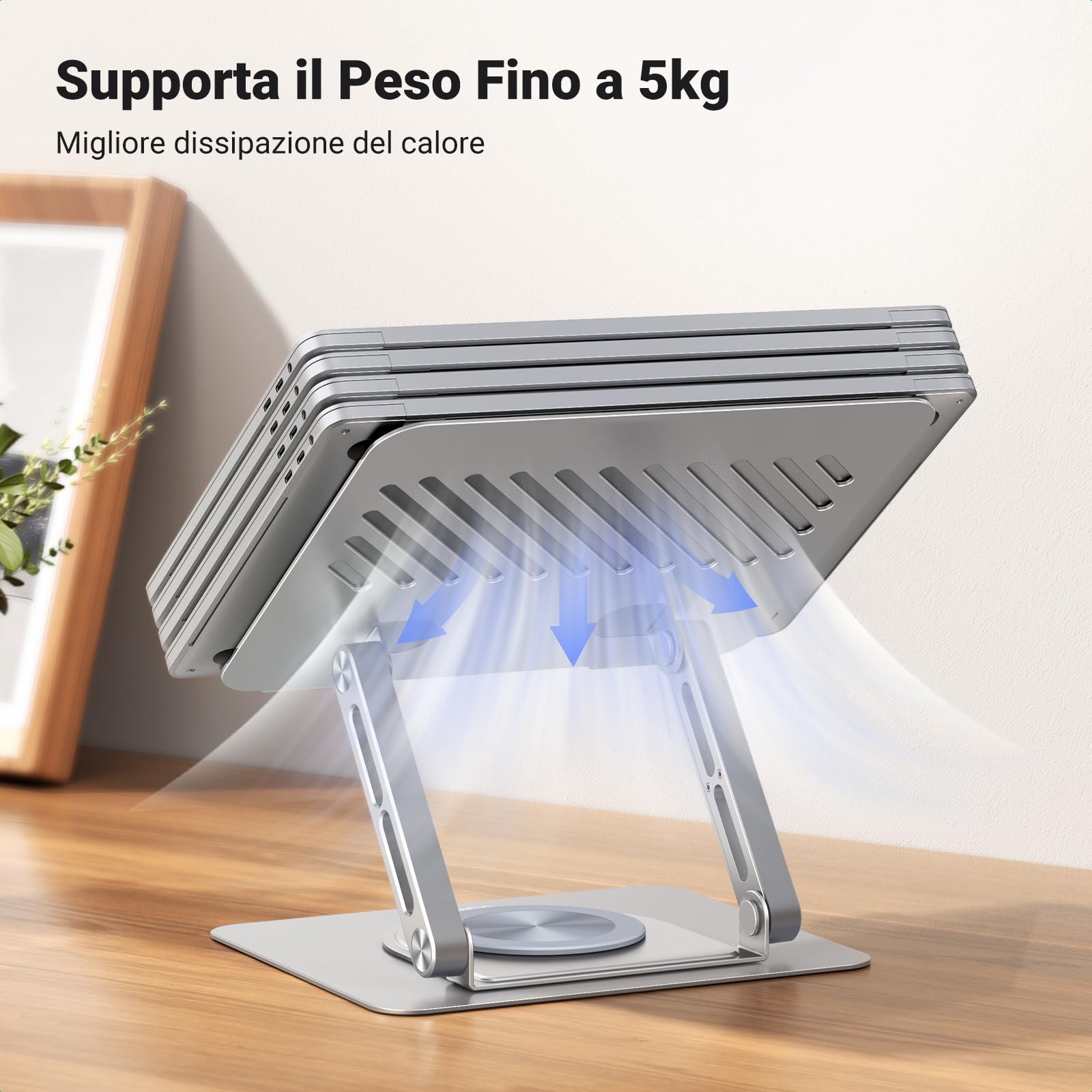 ugreen-supporto-laptop-pieghevole-regolabile-10-17-pollici image 7