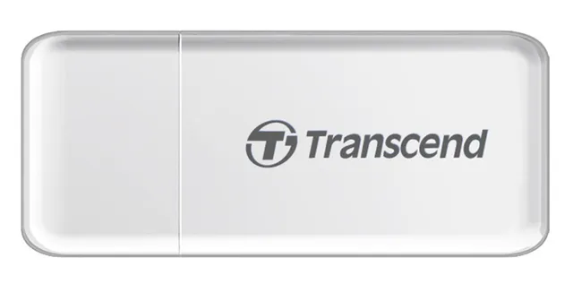 transcend-rdf5-lettore-schede-sd-microsd-compactflash-usb-3-1-bianco image 1