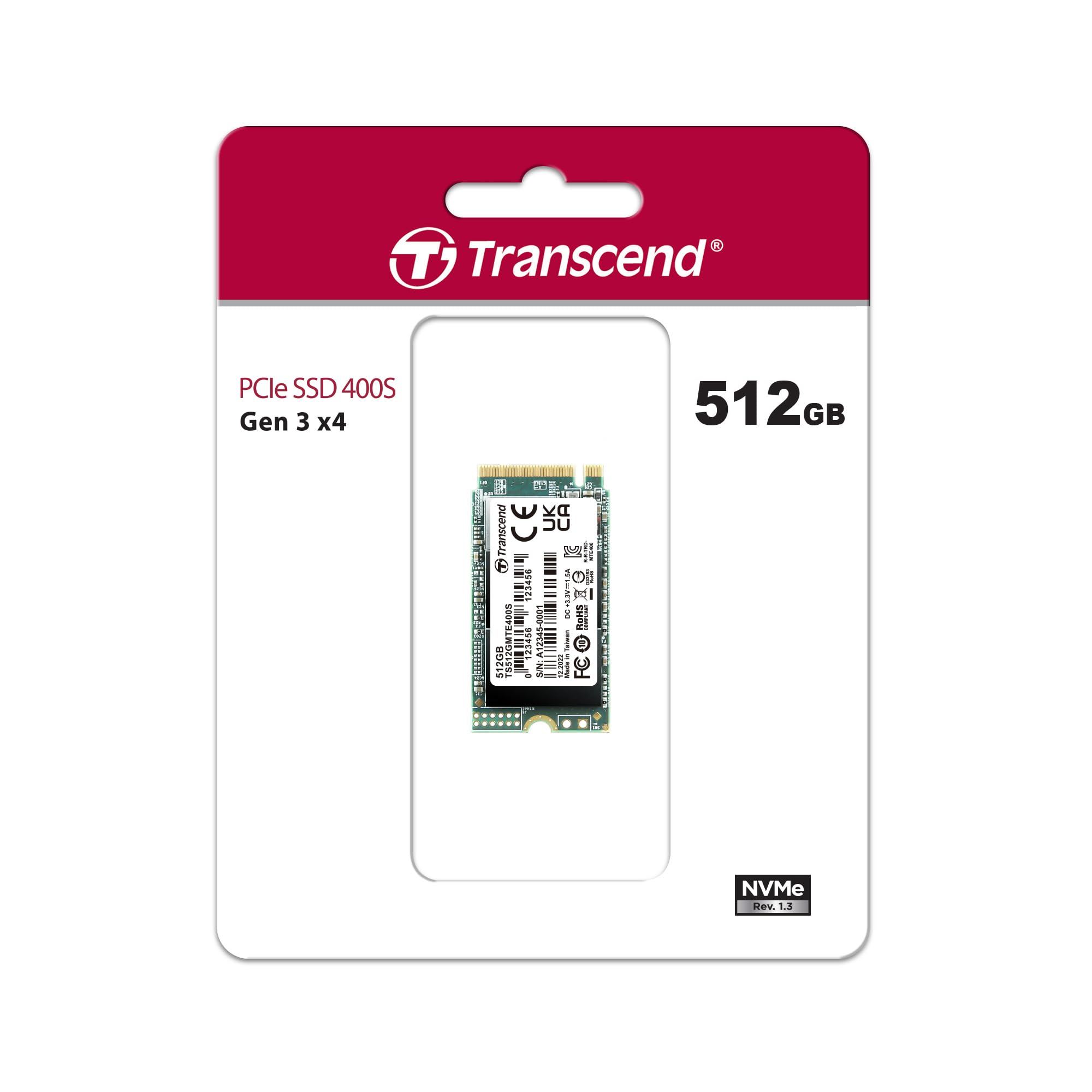 transcend-mte400s-512gb-ssd-nvme-pcie-gen3x4-m-2-2242 image 2