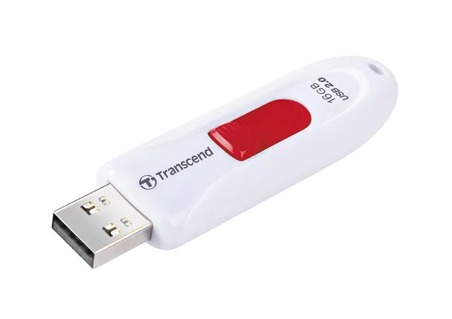 transcend-jetflash-590-ts16gjf590w-memoria-usb-16-gb-bianca image 1
