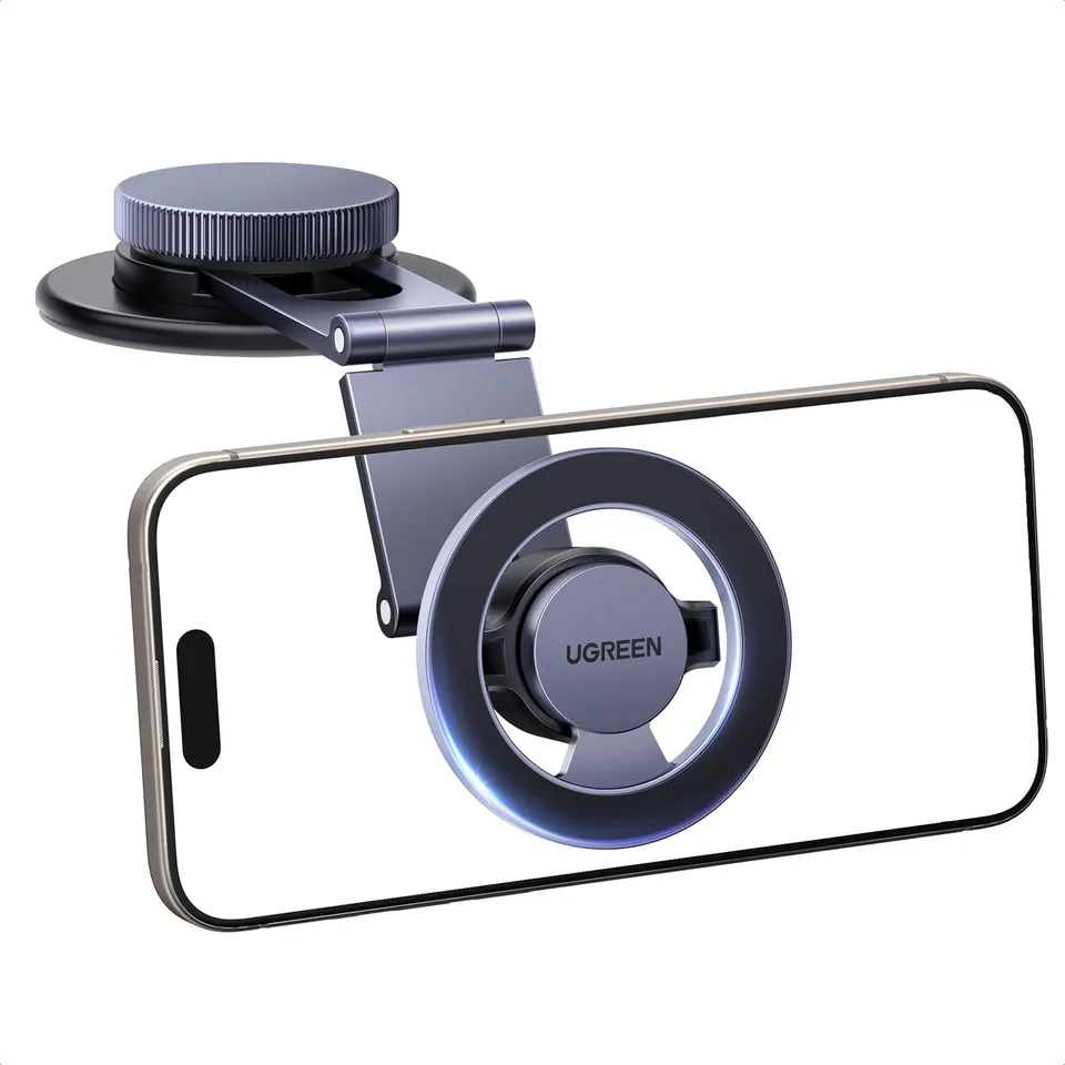 ugreen-supporto-telefono-auto-magnetico-magsafe-da-cruscotto-retrattile-360-allu image 1