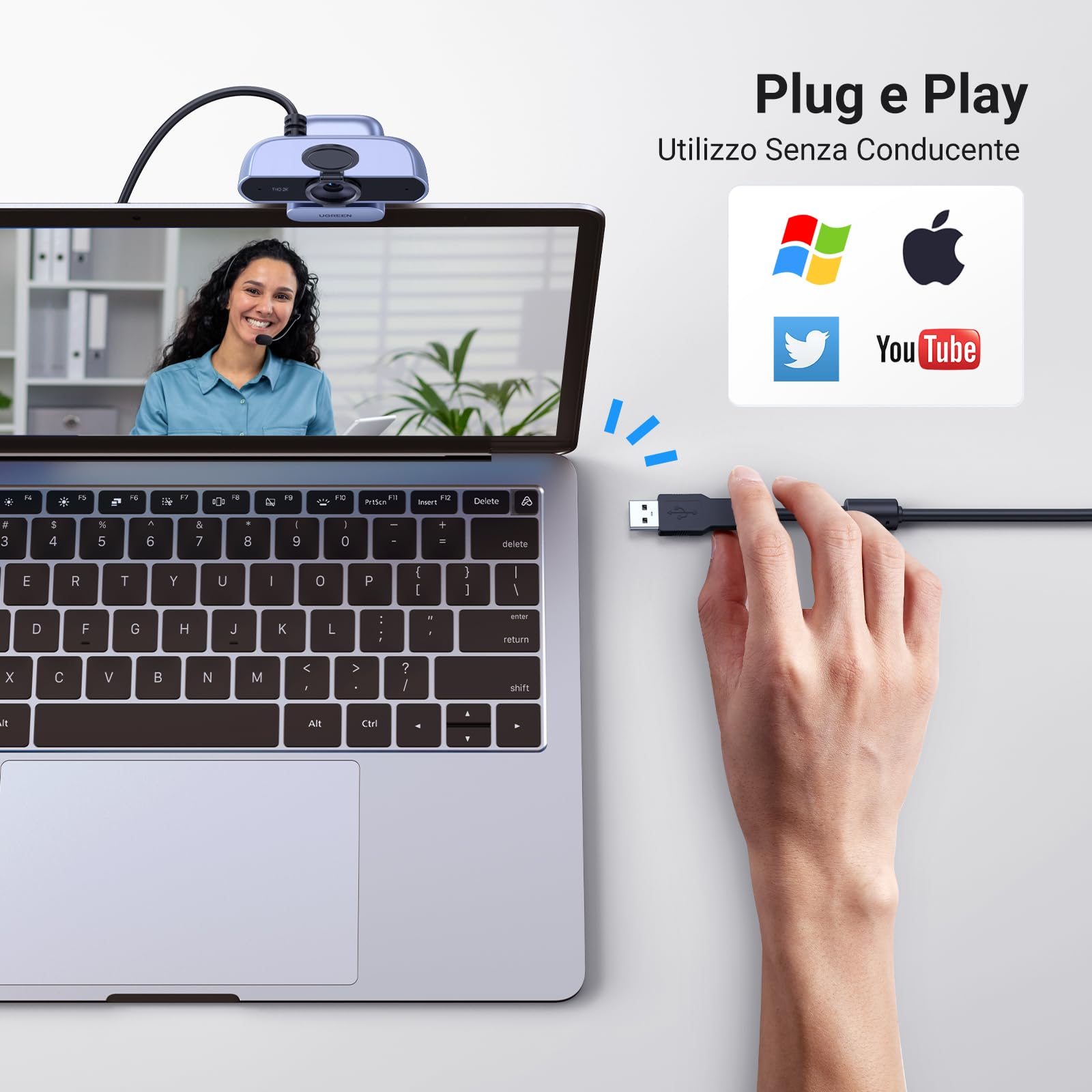 ugreen-webcam-2k-30fps-con-doppio-microfono-e-autofocus image 8