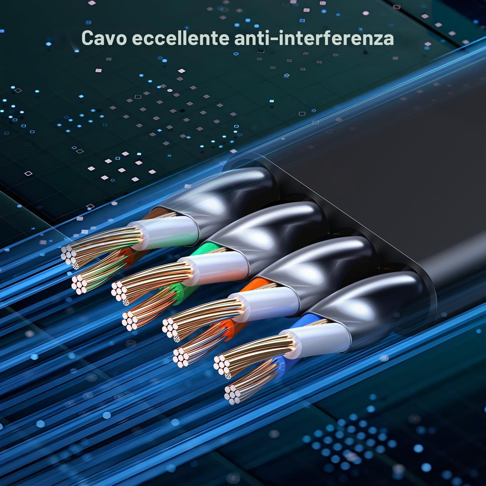 ugreen-cat-8-cavo-ethernet-piatto-10m-40gbps-2000mhz-rj45 image 5