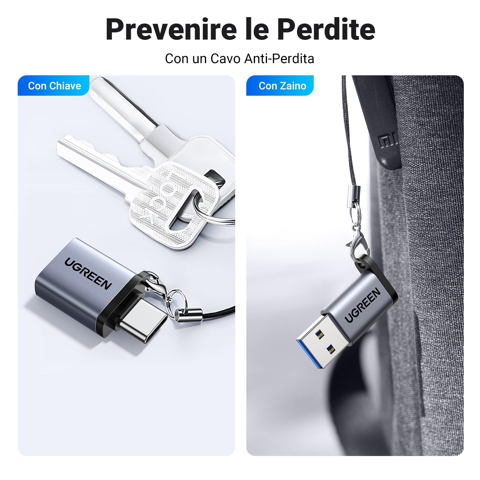 ugreen-adattatore-usb-c-a-usb-3-0-otg-5gbps-2-pack-per-iphone-galaxy-macbook-ipa image 4