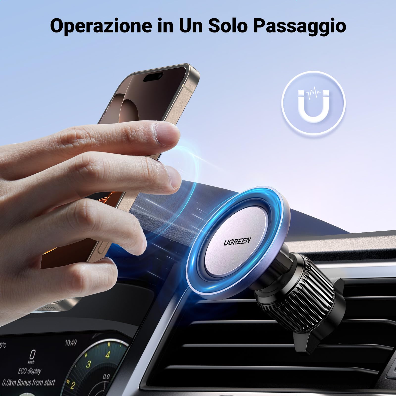 ugreen-supporto-magnetico-auto-magsafe-per-bocchetta-aria-1600g image 4